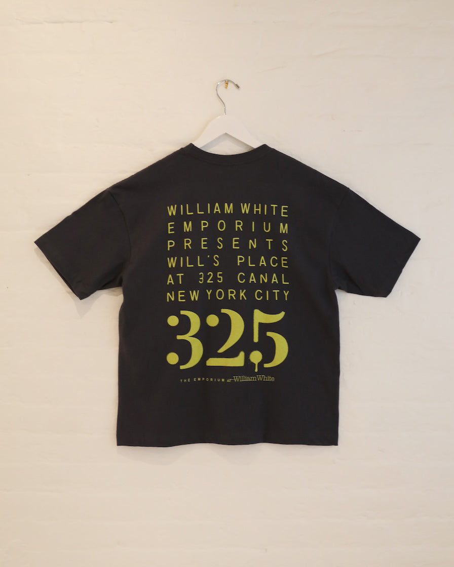 Will's Place Tee — Charcoal