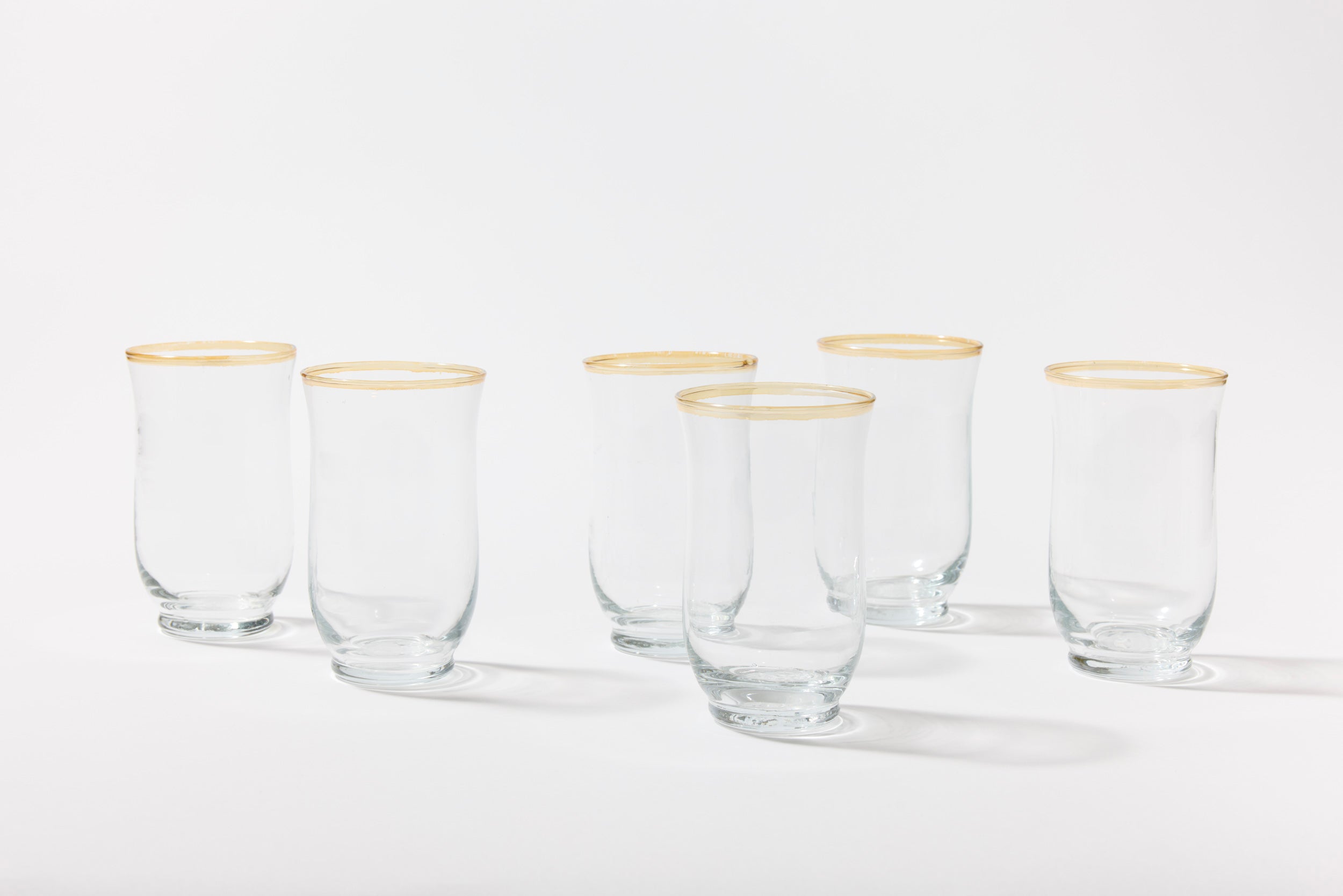 Will's Water Glass Set in Amber