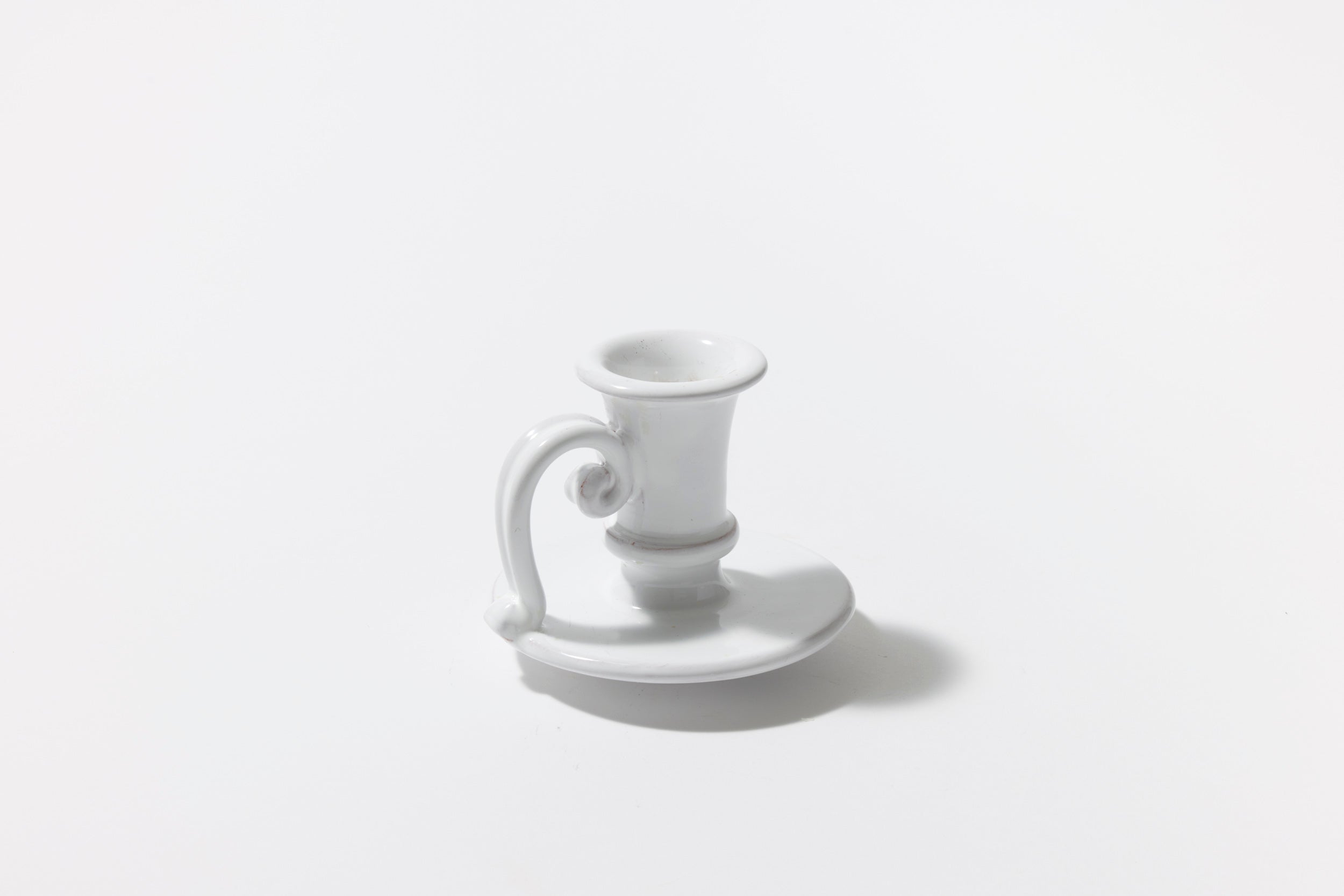 Starry Nights Candlestick in White