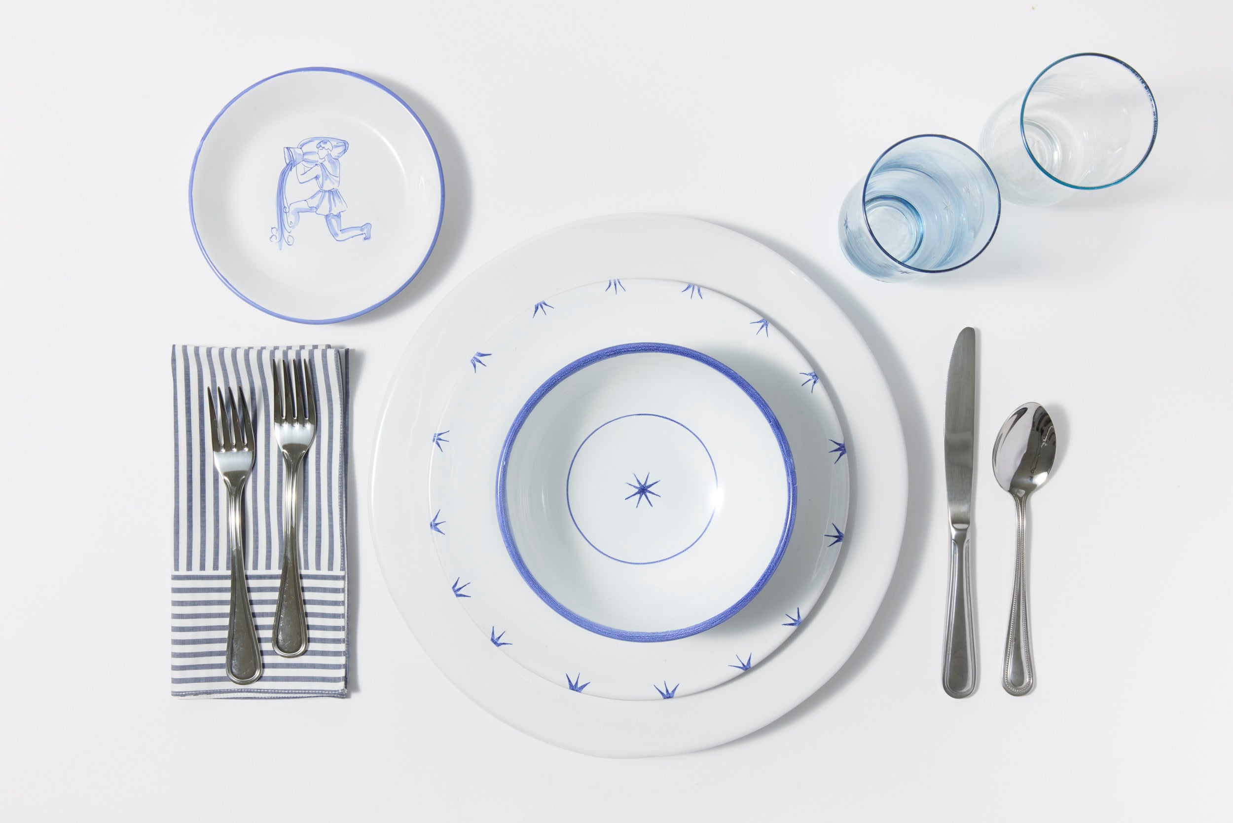 Dinner Napkin Set in Cotton