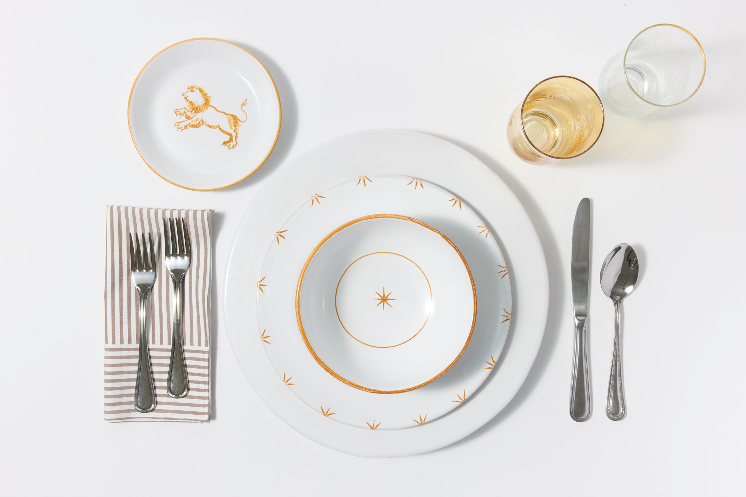 Dinner Napkin Set in Cotton