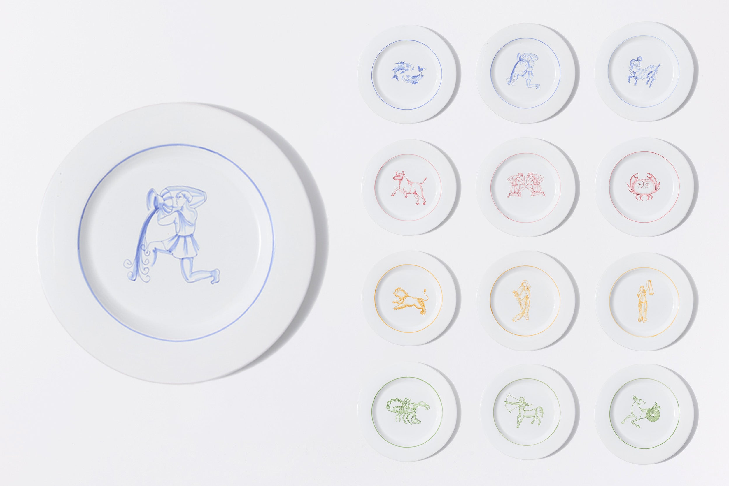 Zodiac Dinner Plate Individual