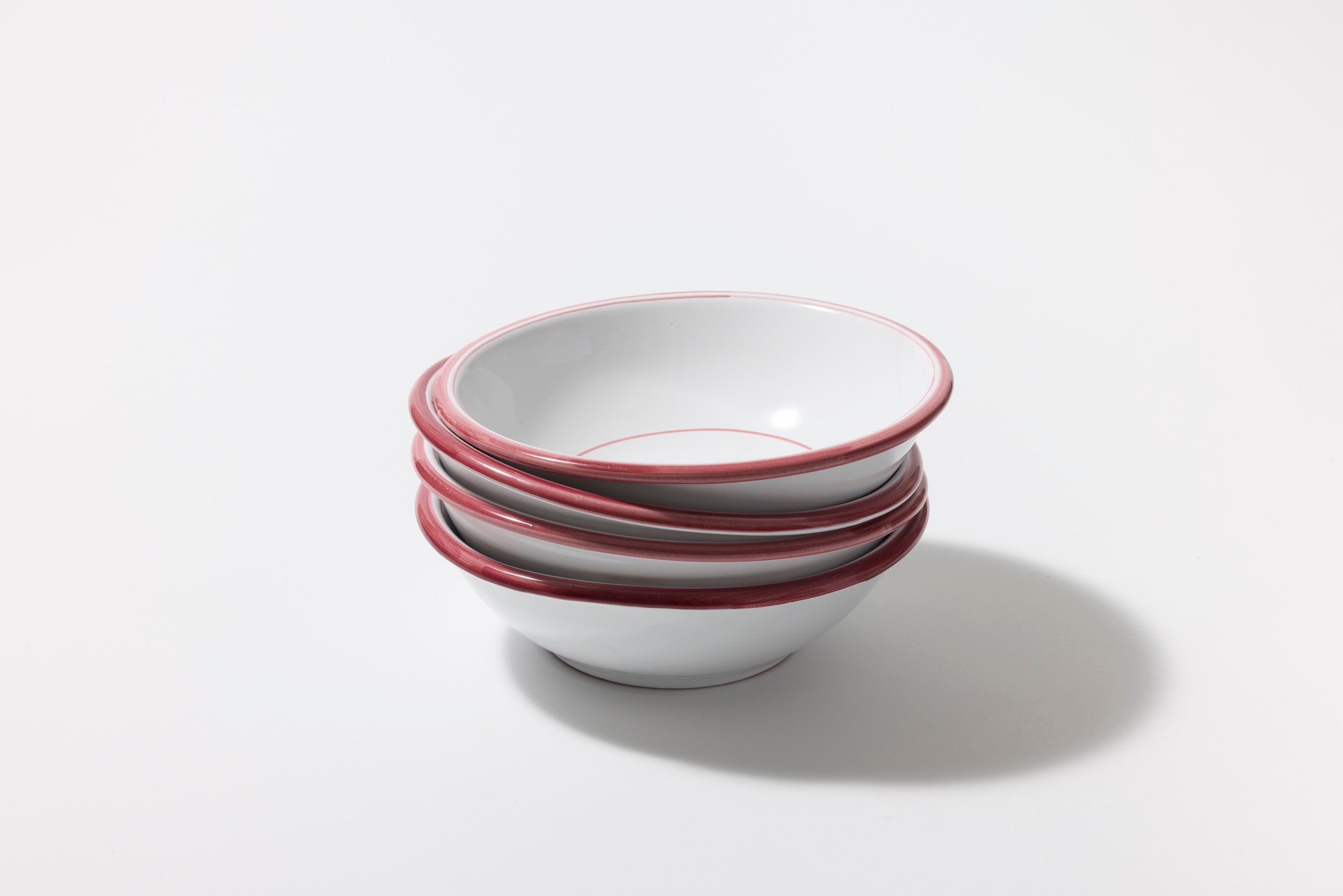 Starry Pasta Bowl Set in Red