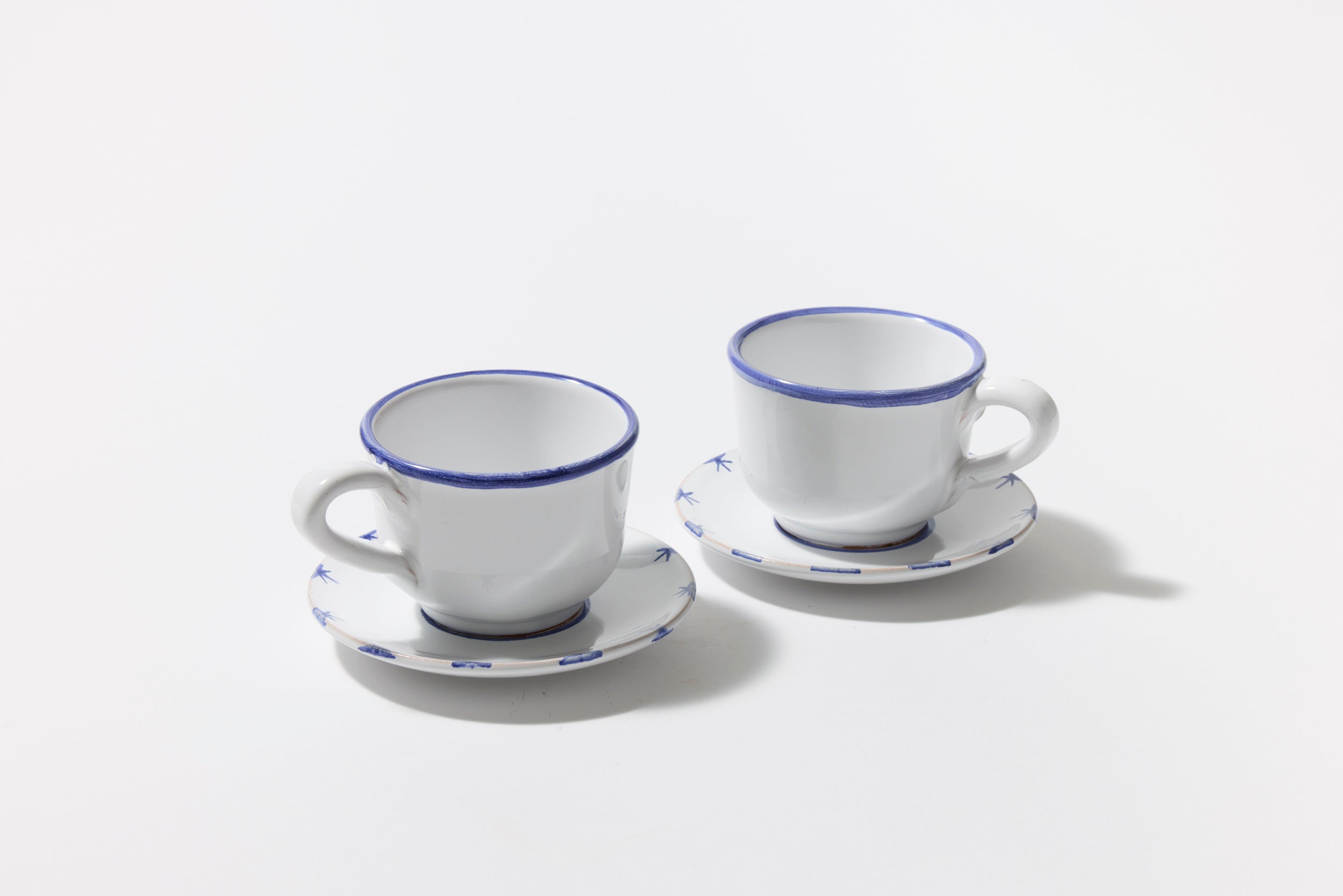 Starry Tea Cup + Saucer Set - Blue