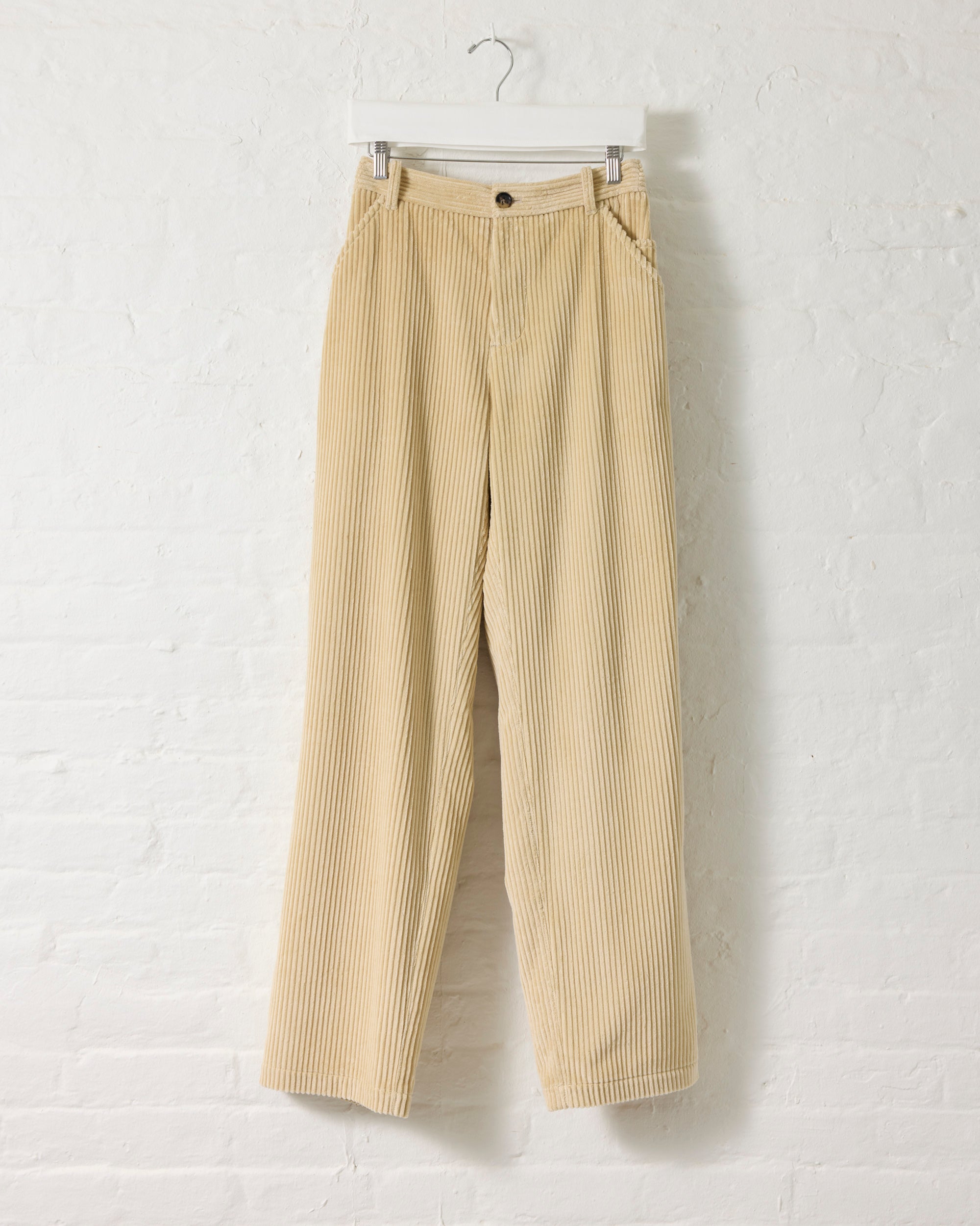 Beige H And M Corduroy Trousers Will's Pants In Corduroy