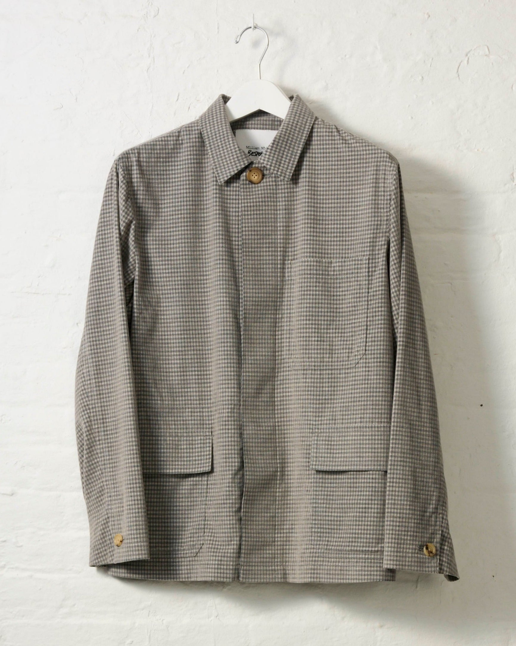 Will Jacket in Micro Corduroy Check