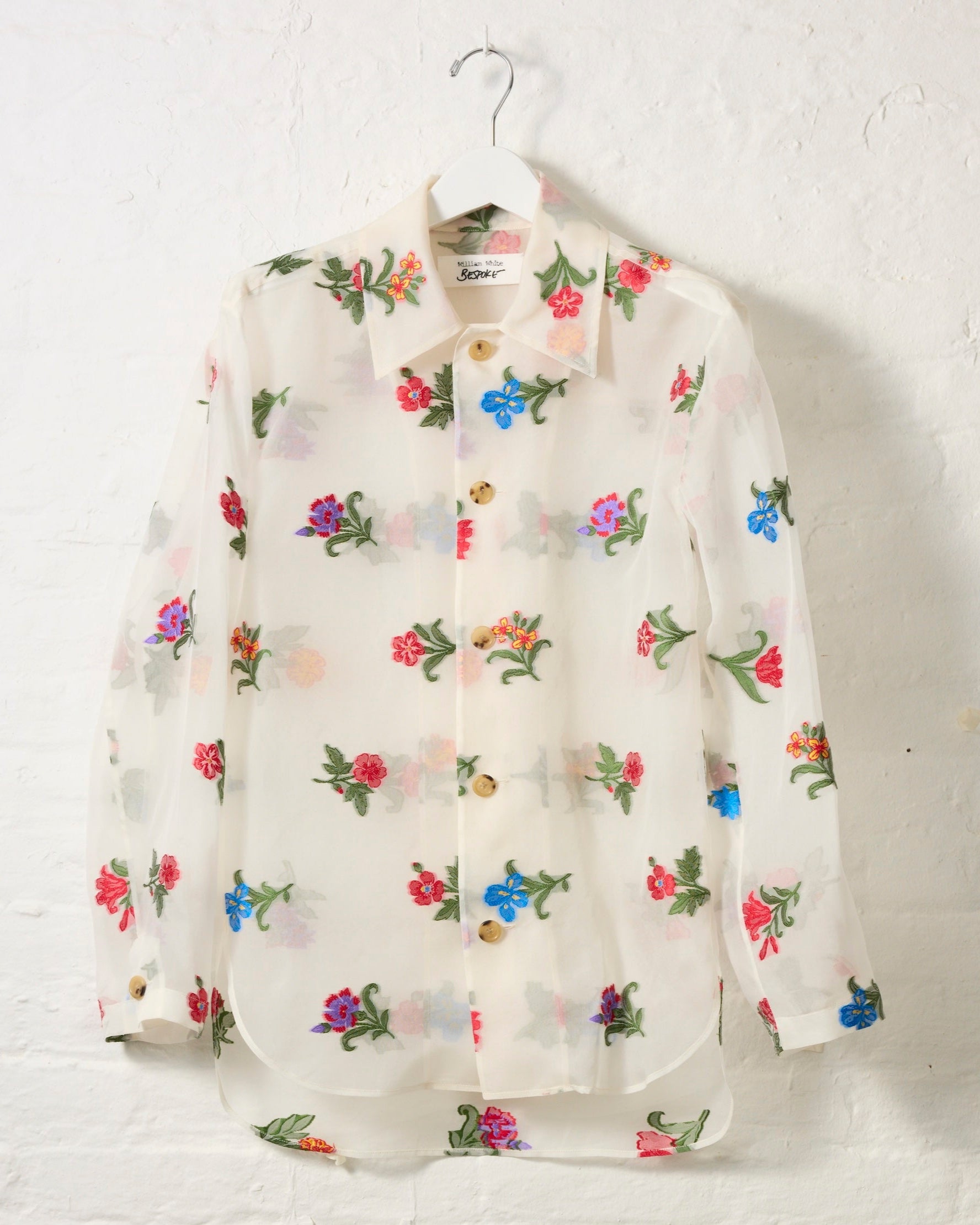 Sharon Shirt in Organza Fil Coupé