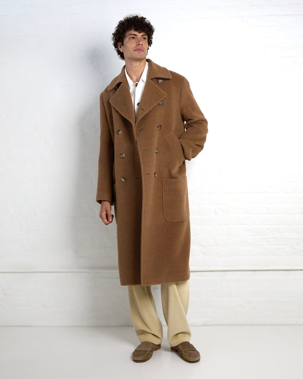 Albert Coat in Alpaca