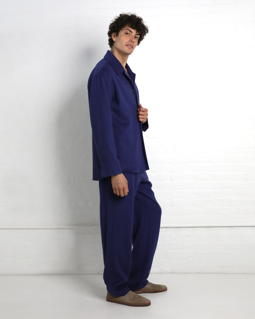 James Jacket in Cashmere and Virgin Wool