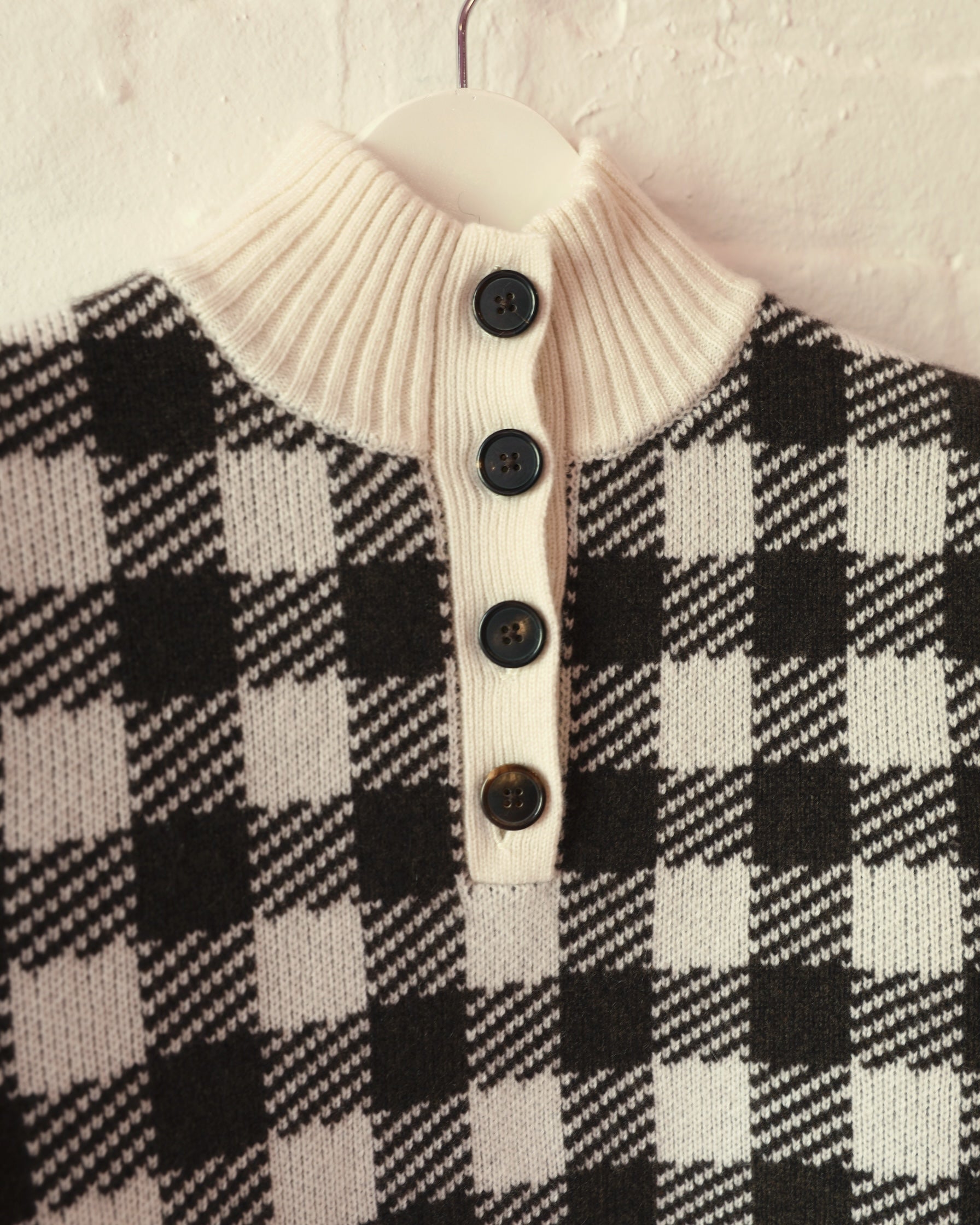 Kelly Sweater in Cashmere Check