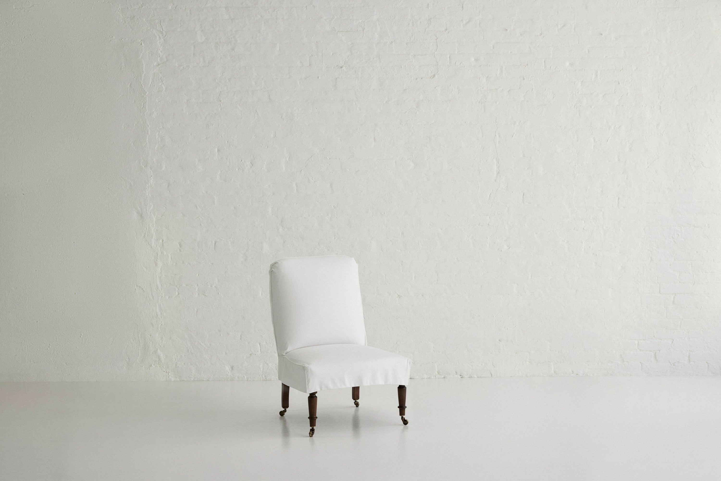 Studio Slipper Chair in Cotton