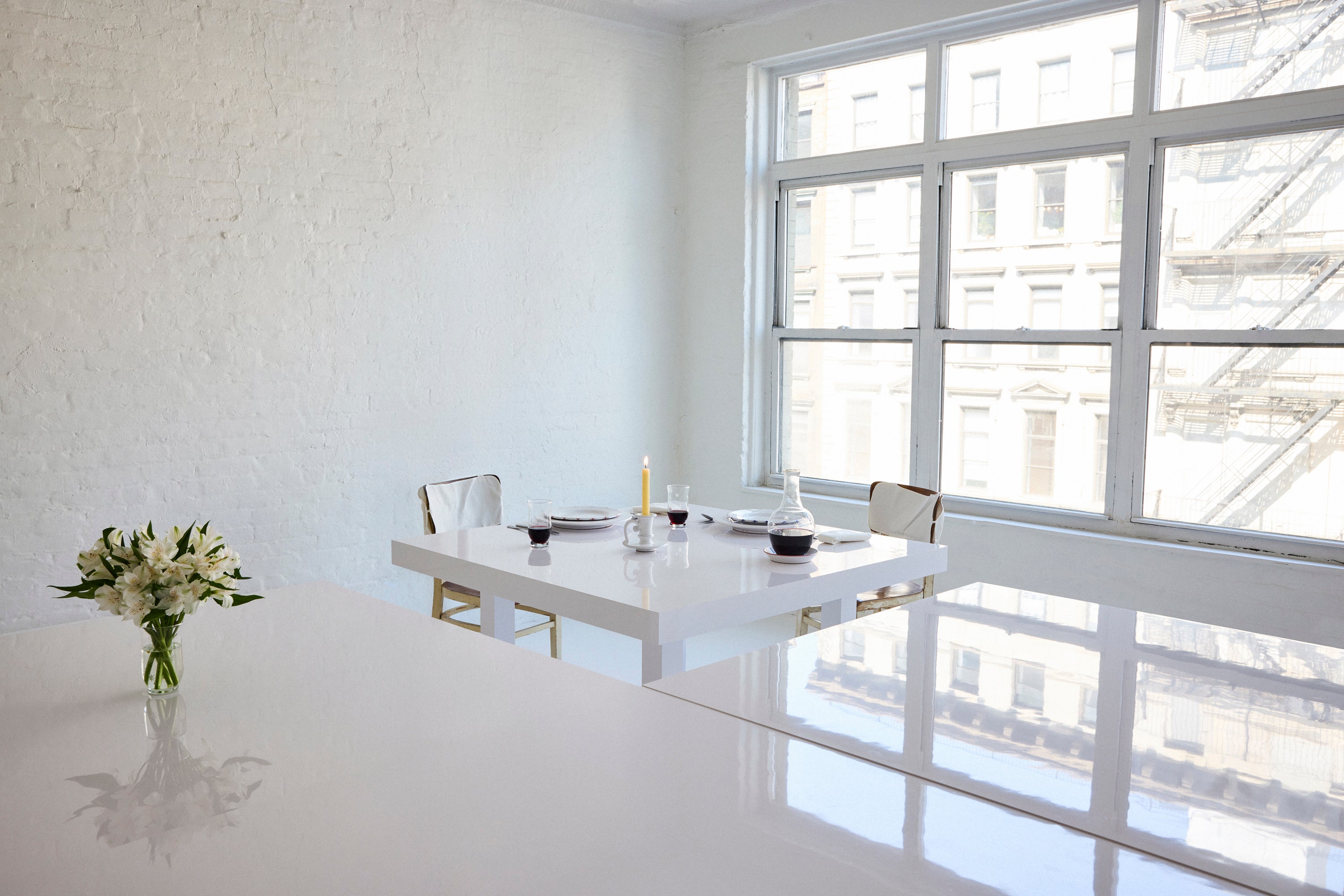 Starry Nights Candlestick in Blue