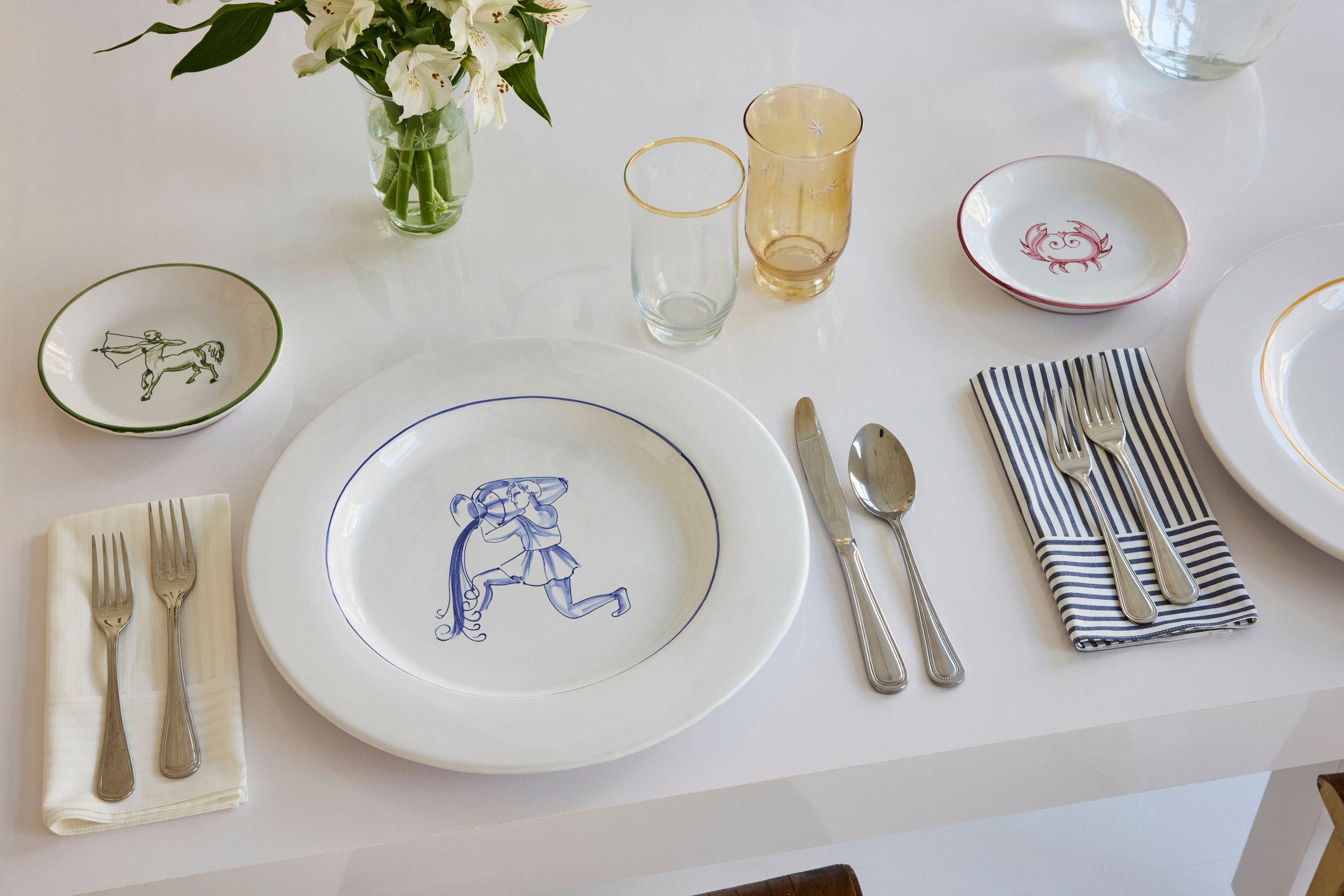 Dinner Napkin Set in Cotton