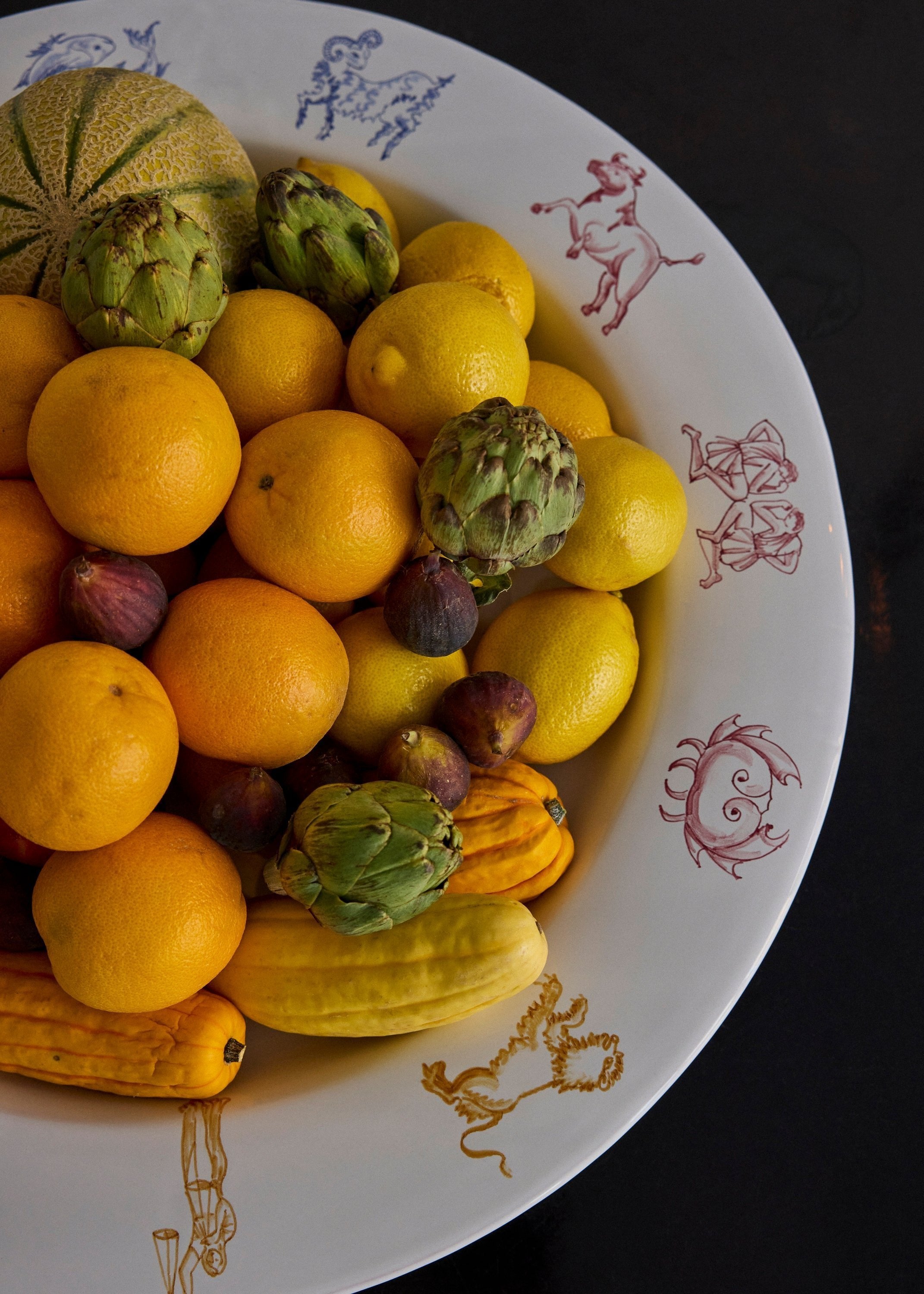 Zodiac Cornucopia Platter