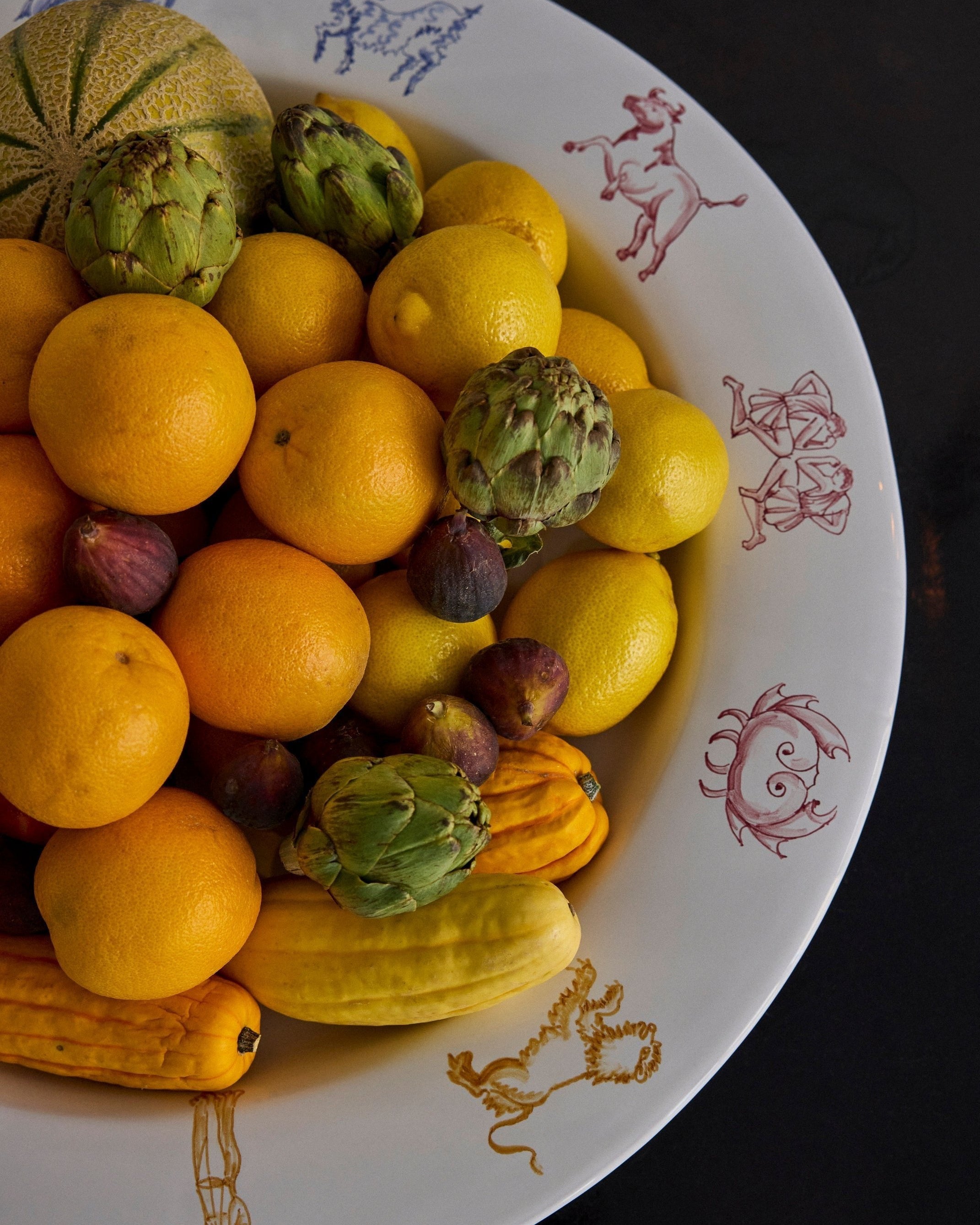 Zodiac Cornucopia Platter