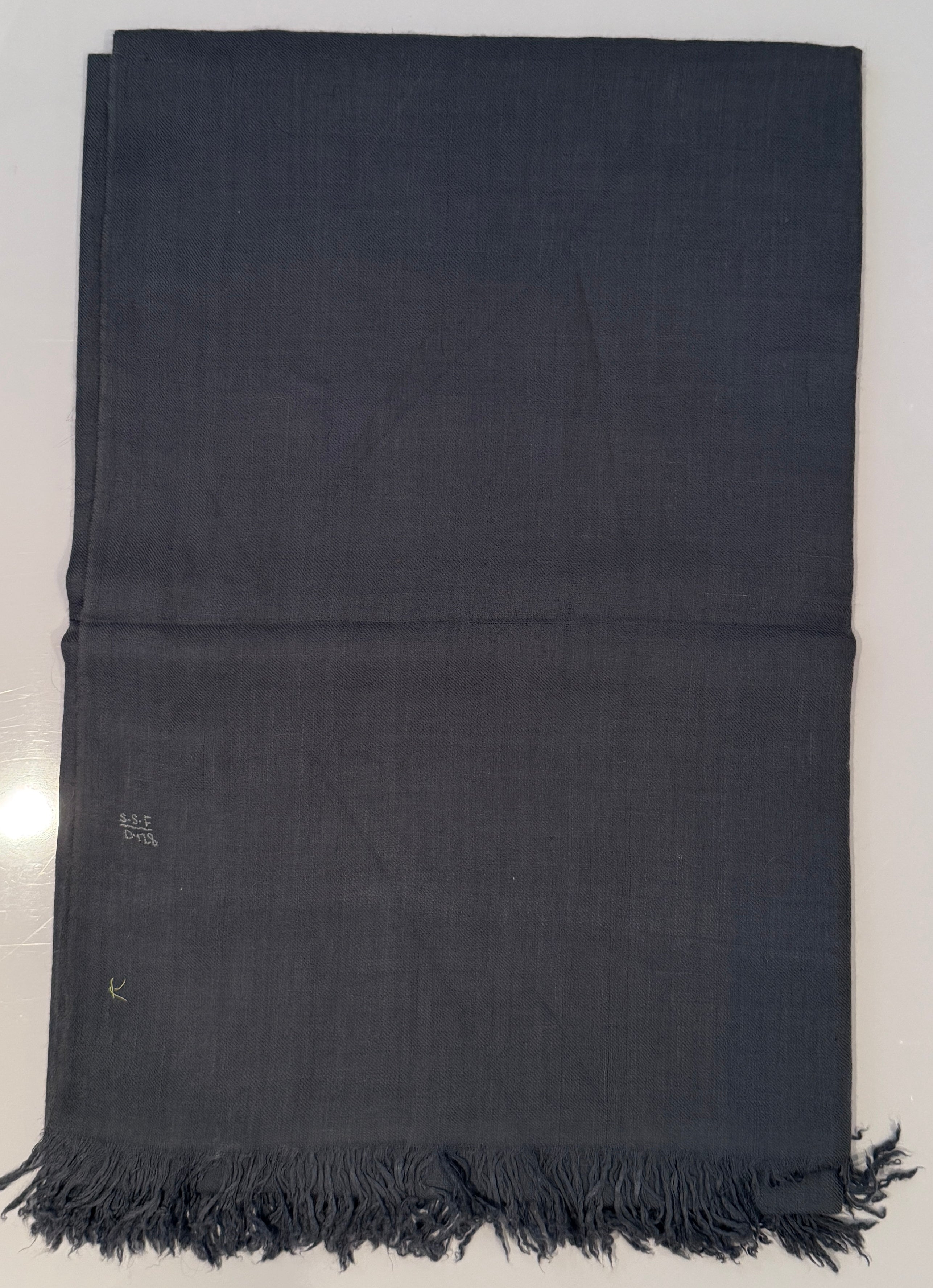 Single Sided Pashmina SSF - Grey Solid