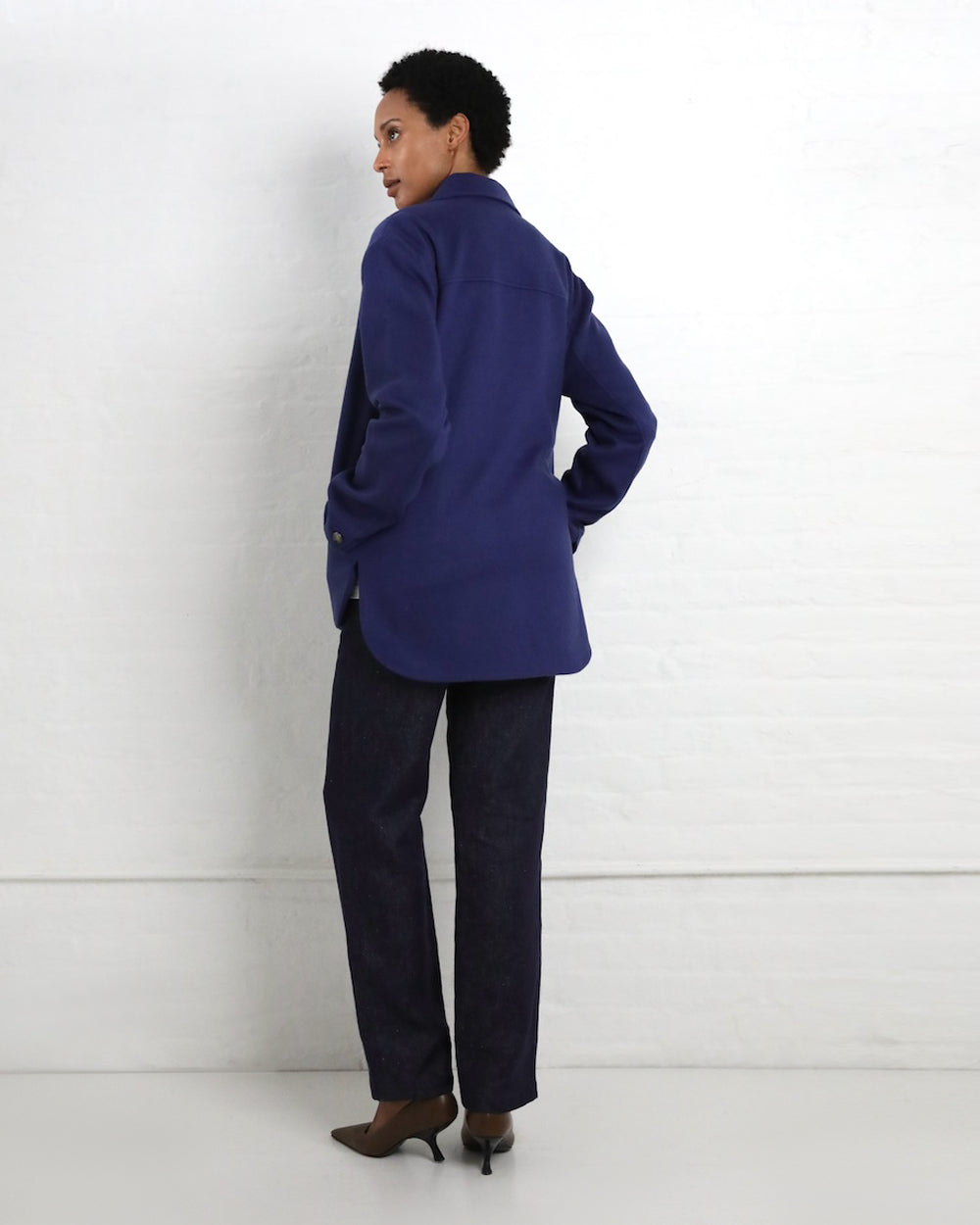 James Jacket in Cashmere and Virgin Wool