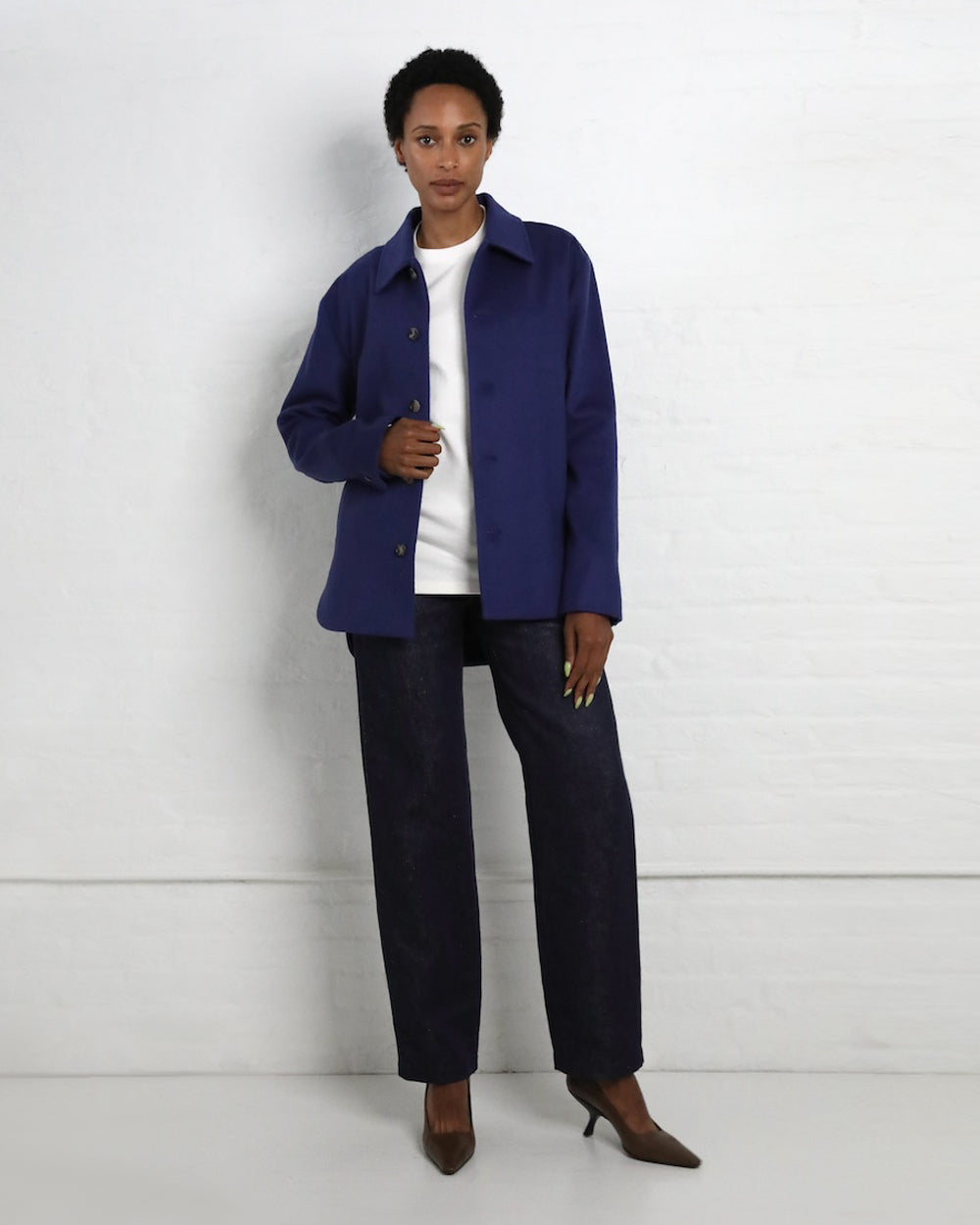 James Jacket in Cashmere and Virgin Wool