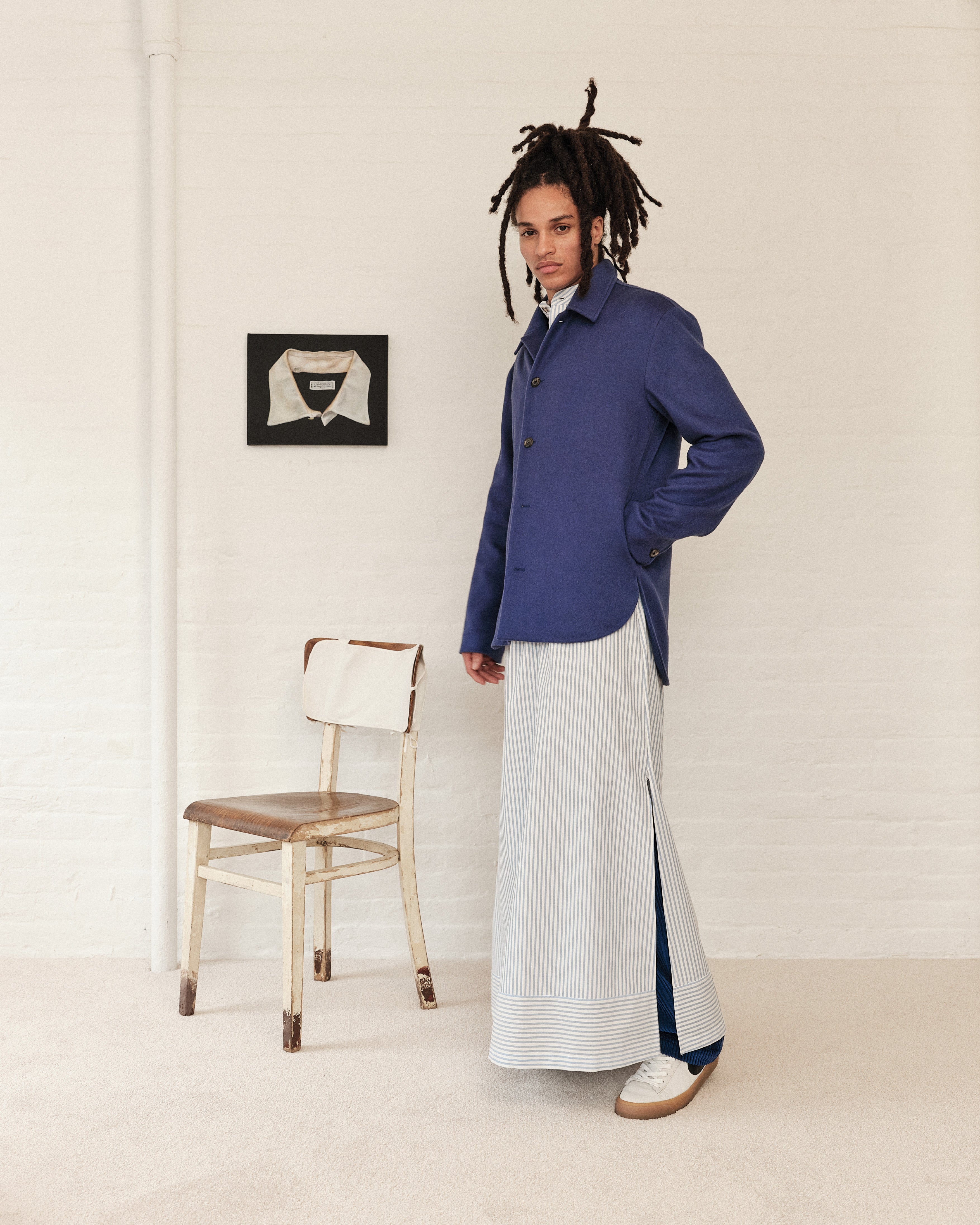James Jacket in Cashmere and Virgin Wool