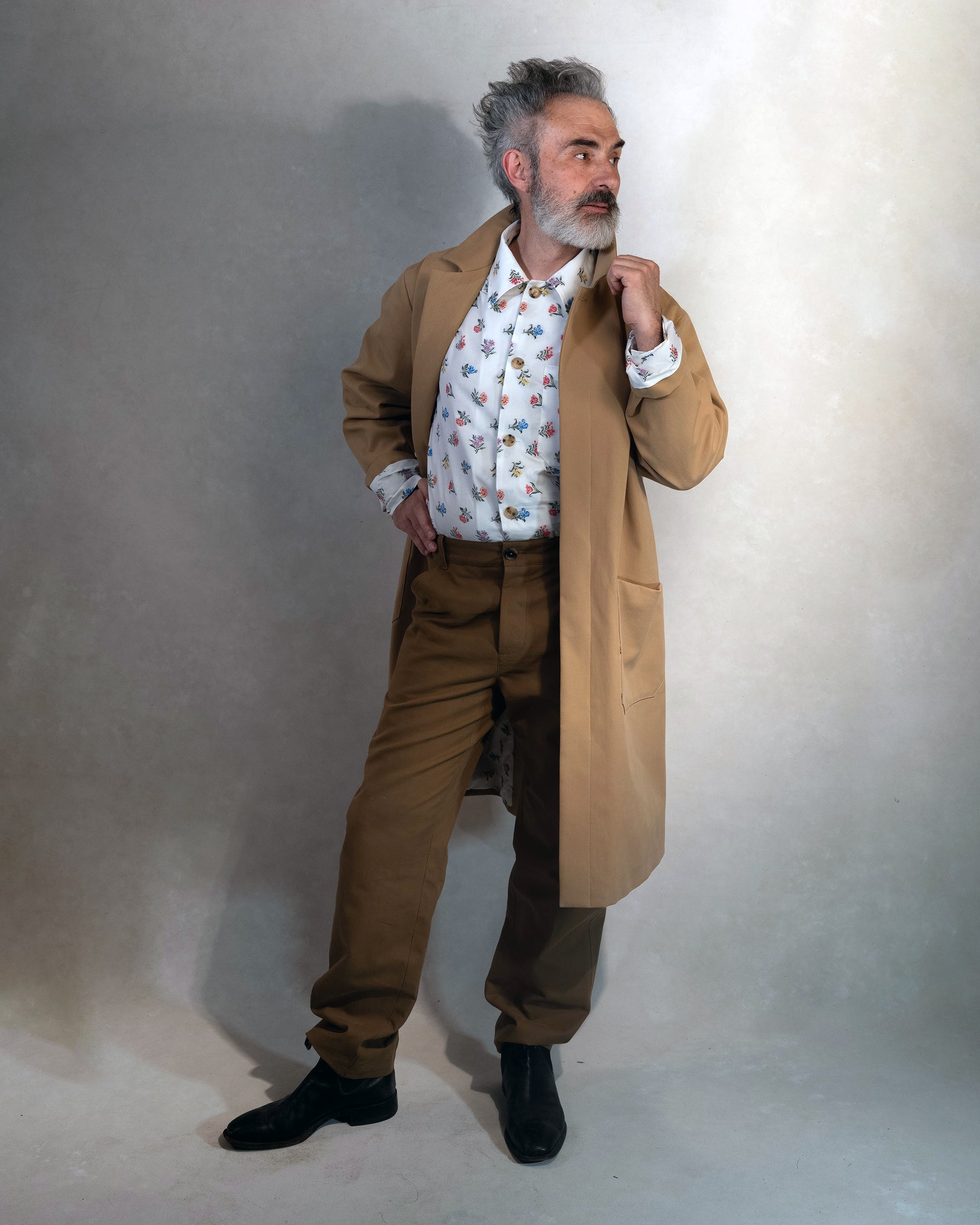 Sharon Shirt in Cotton Fil Coupé