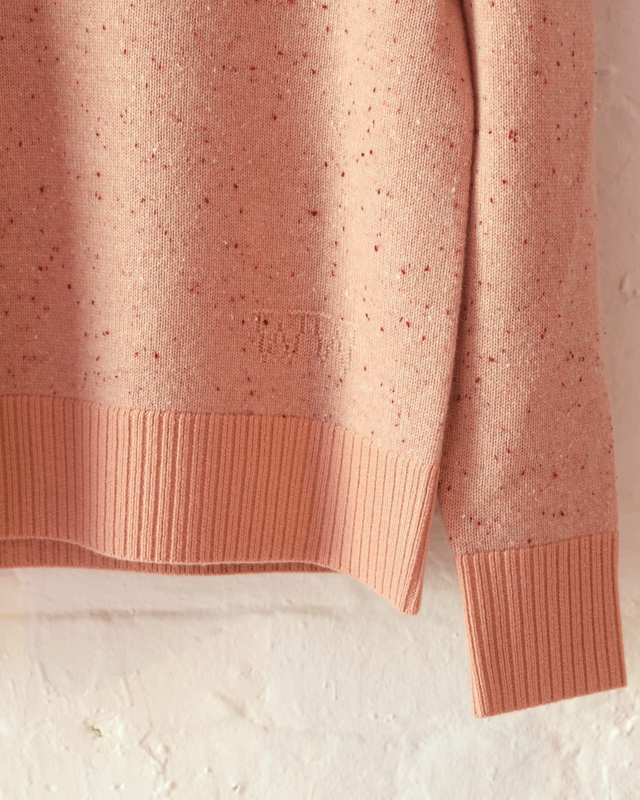 Ty Sweater in Pink Cashmere Donegal