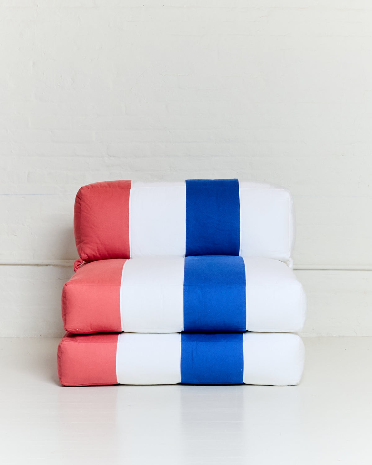 Duvet Armless Module Multi Stripe A