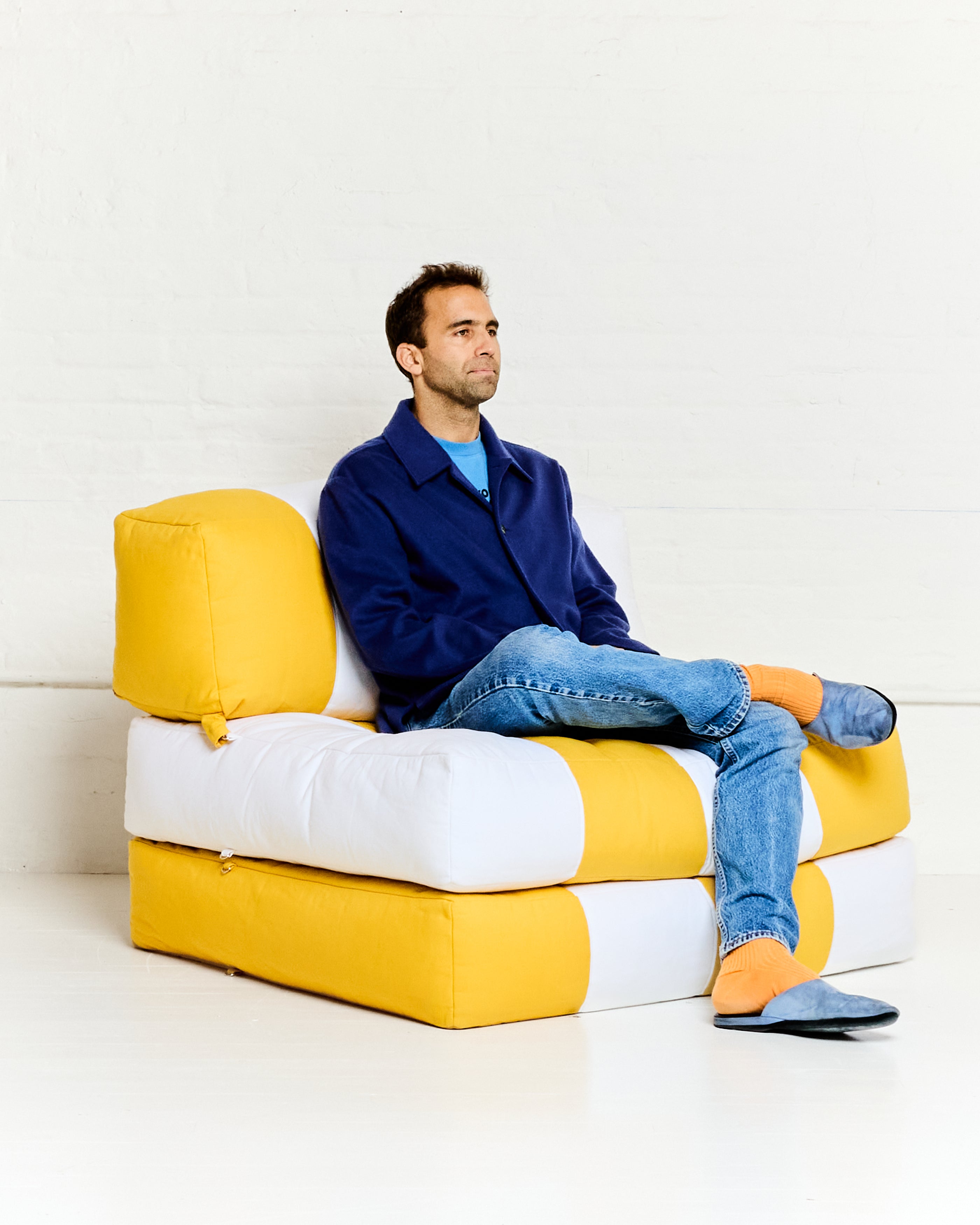 Duvet Armless Module Signature White