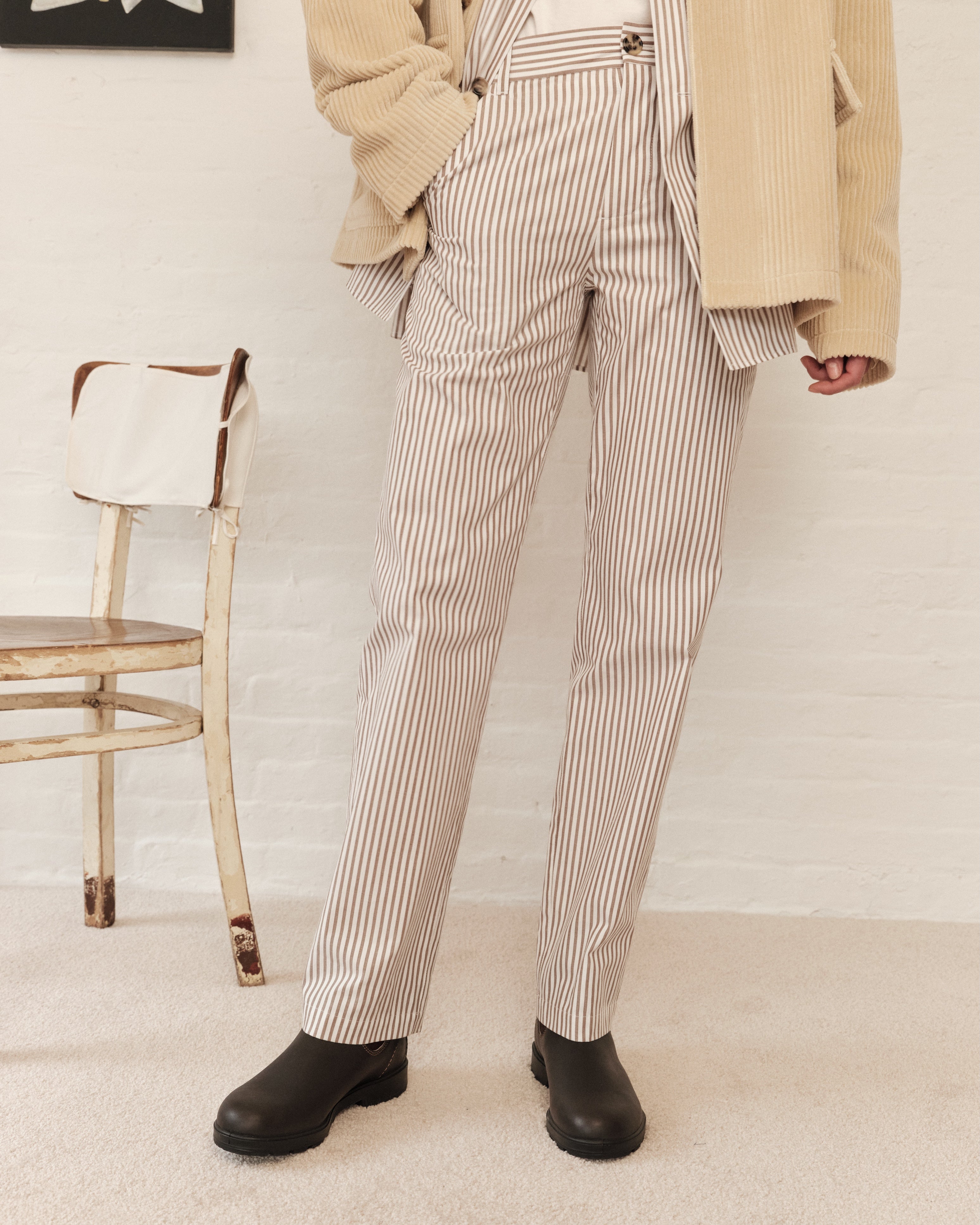 Will's Pants in Cotton Stripe