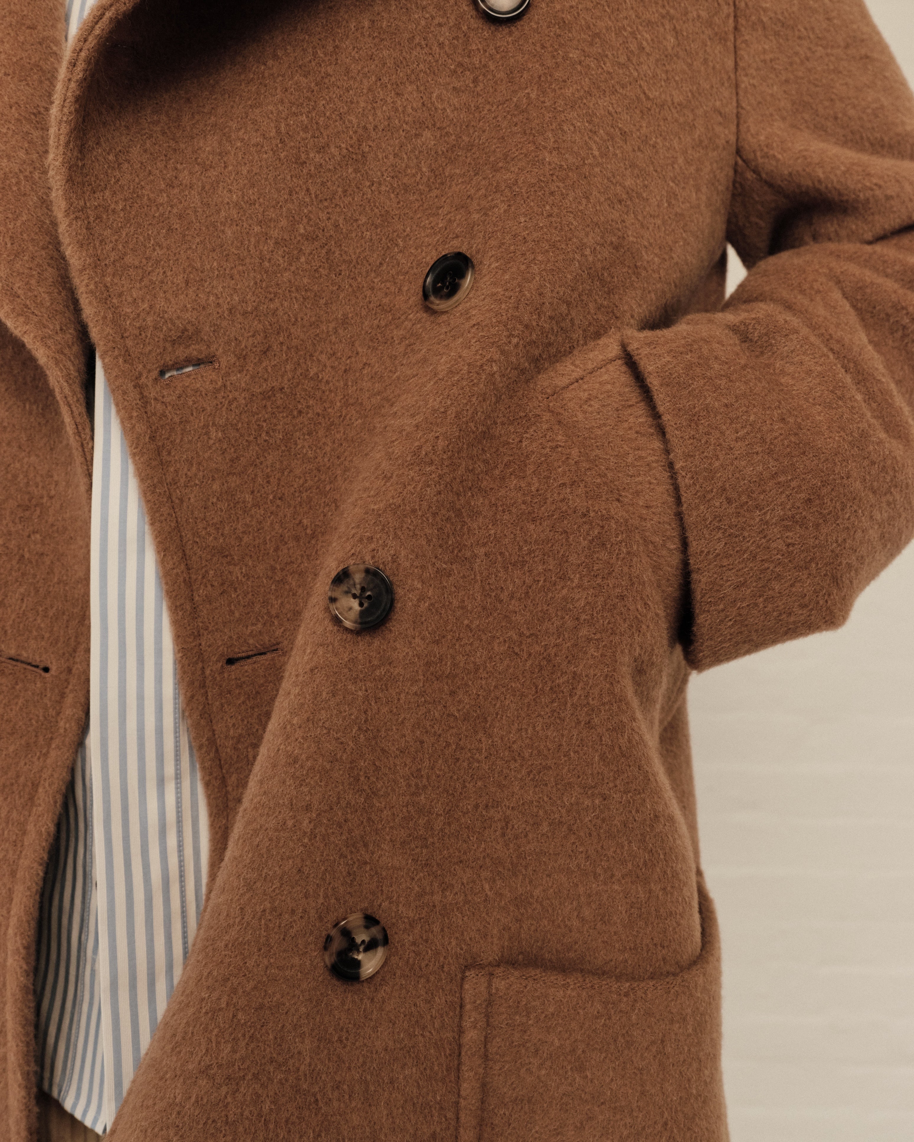 Albert Coat in Alpaca