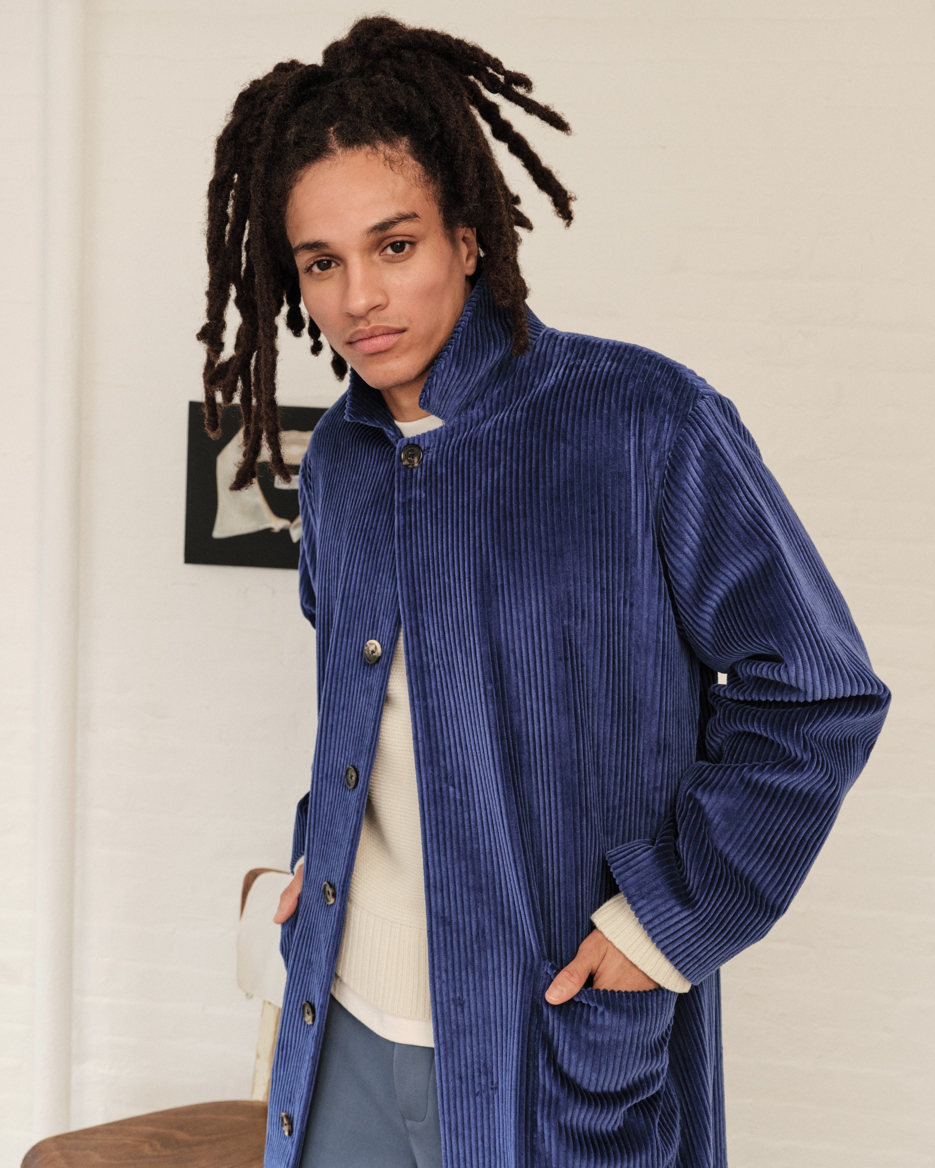 Studio Coat in Corduroy