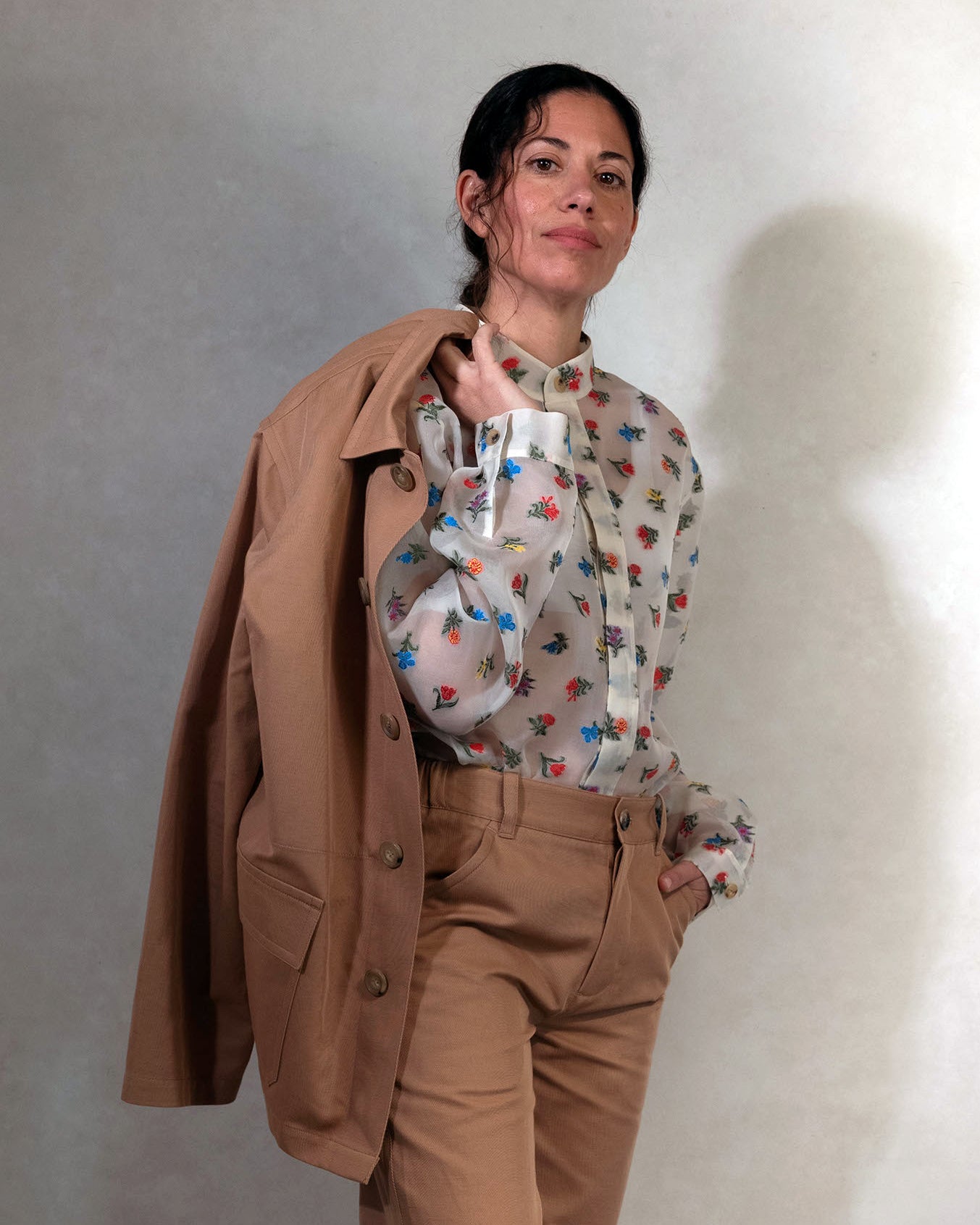 Will Shirt in Organza Fil Coupé