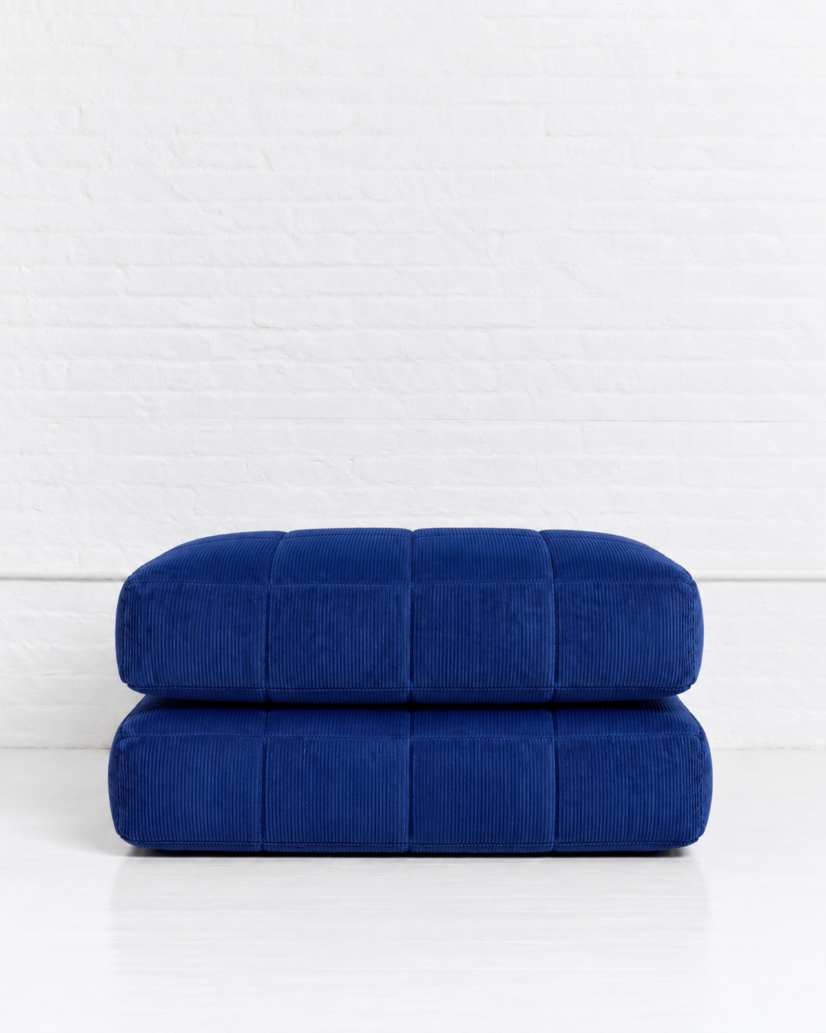 Duvet Ottoman Cobalt