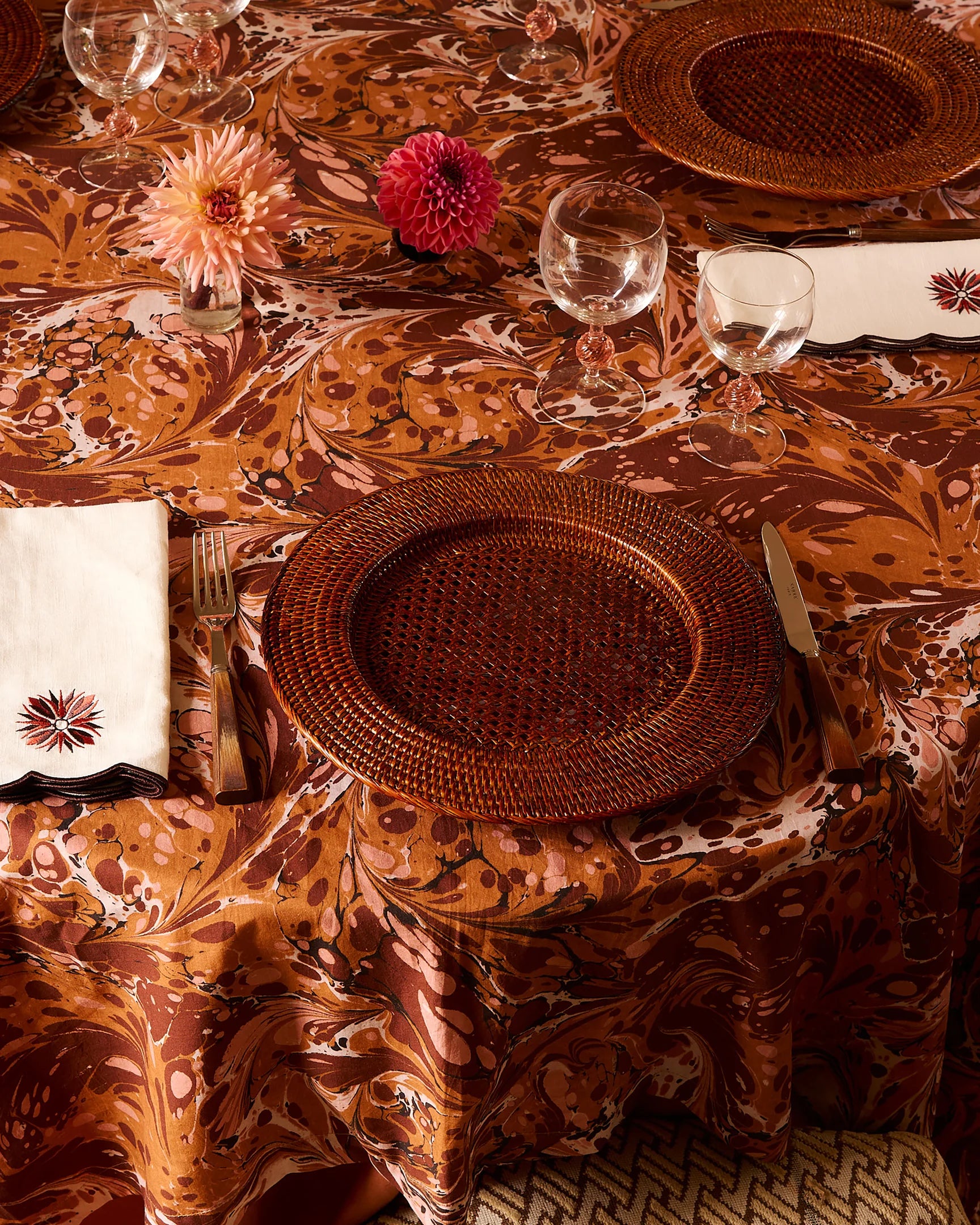 Woven Terra Halo Placemat, Terra