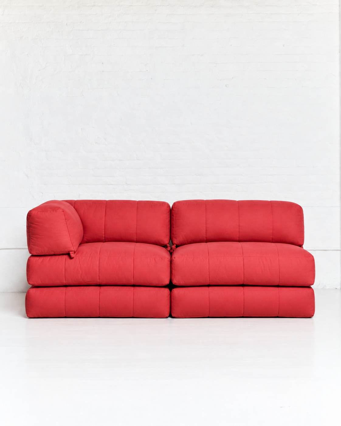 Duvet Corner Sofa Vintage Red