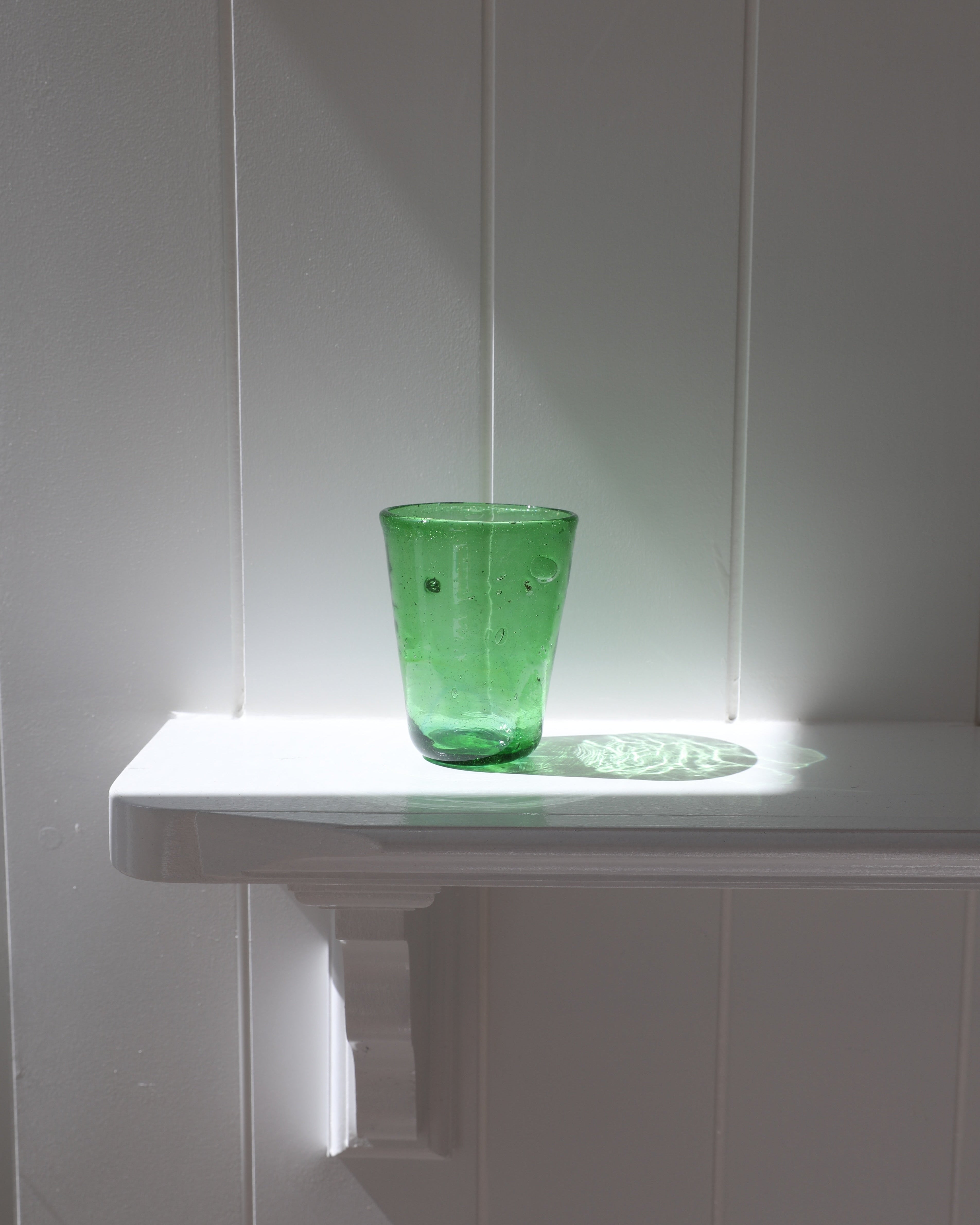 Egyptian Recycled Everyday Glass in Bottle Green