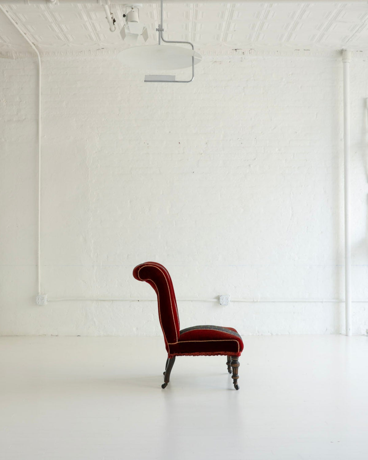 Aesthetic Movement Beaded Slipper Chair