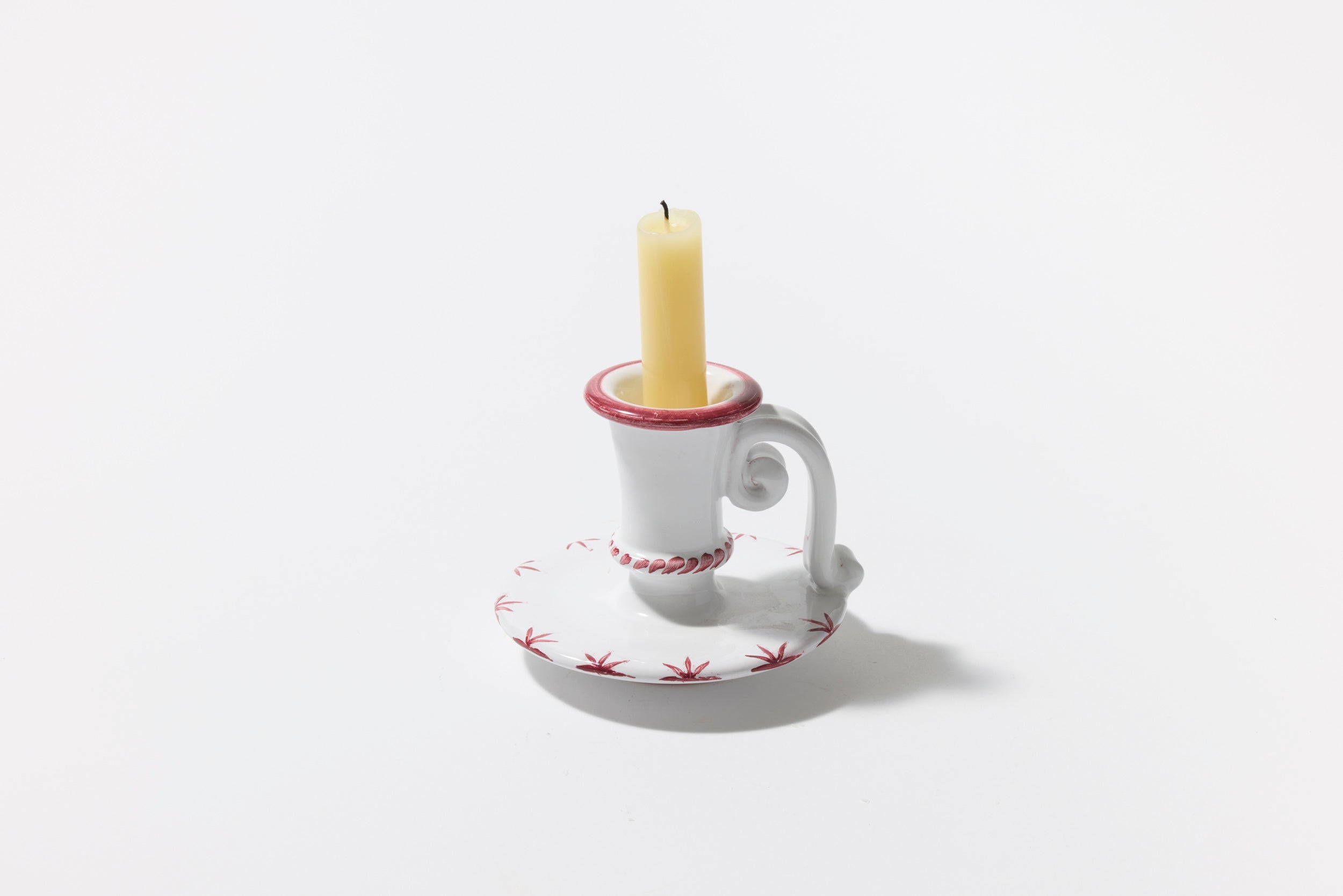 Starry Nights Candlestick in Red