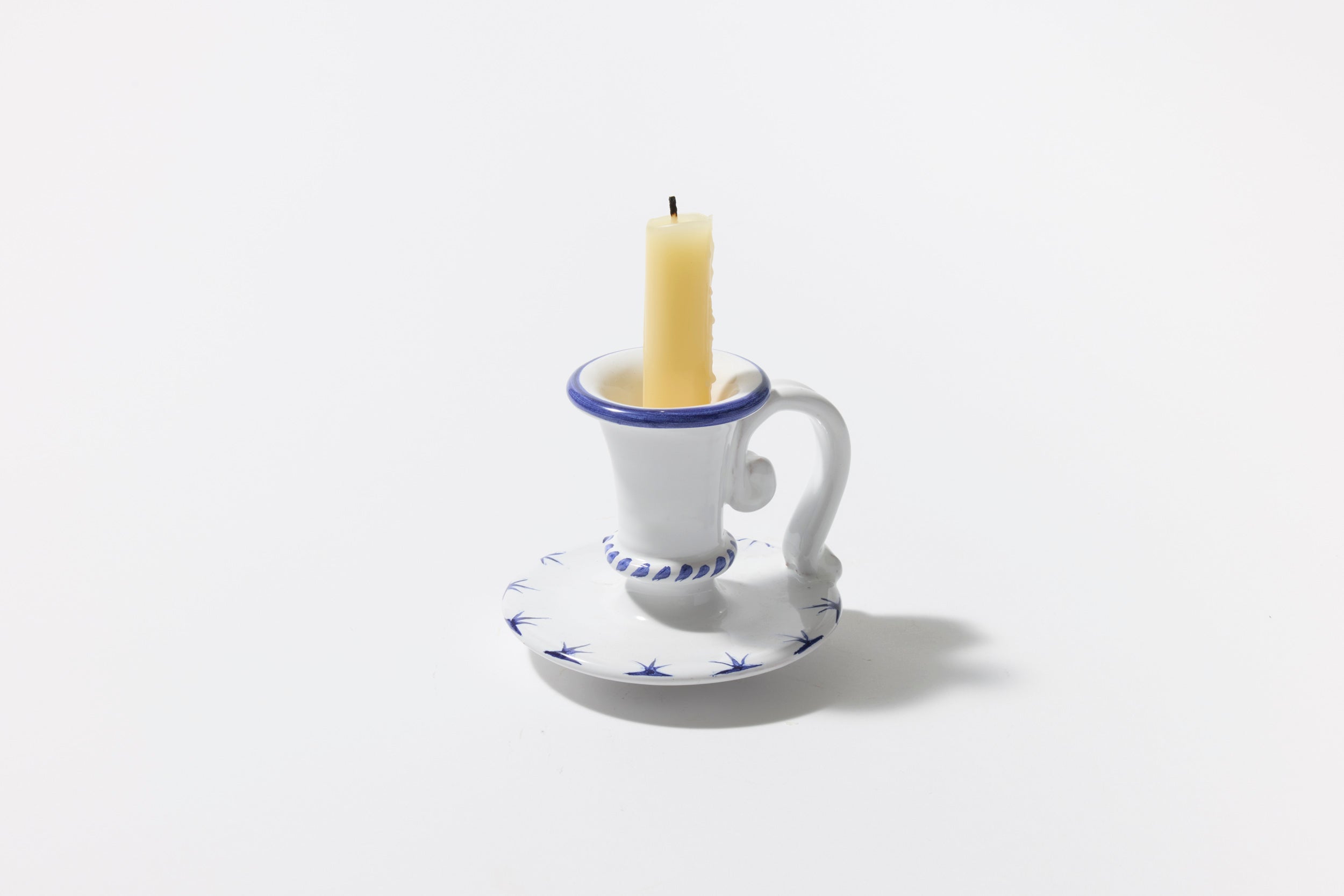 Starry Nights Candlestick in  Blue