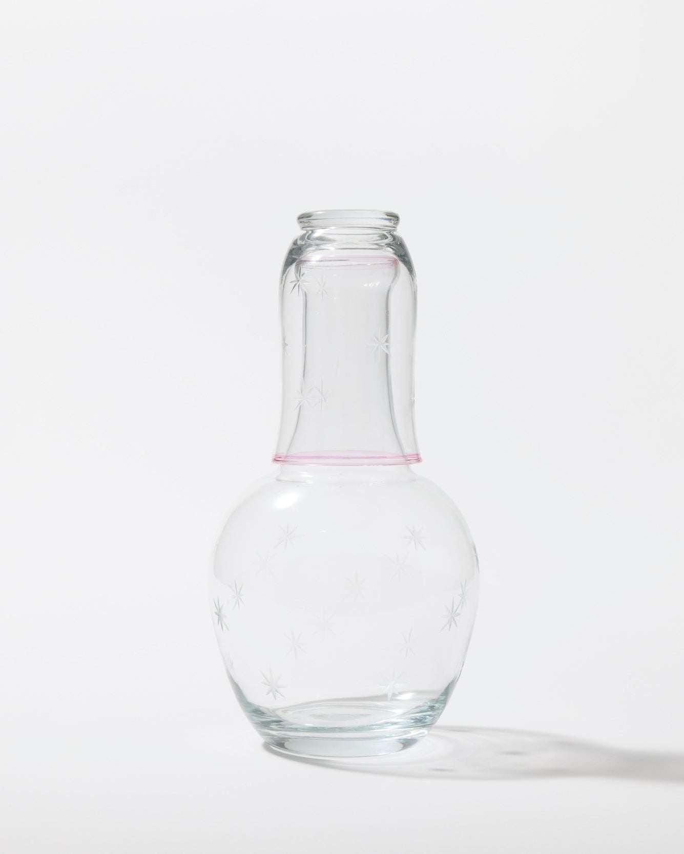 Starry Nights Carafe + Glass in Rose