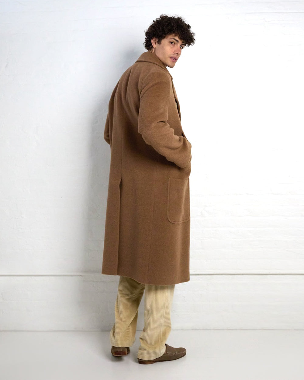 ジャケット・アウター 90s- wool alpaca shaggy long coat Albert Coat in Alpaca