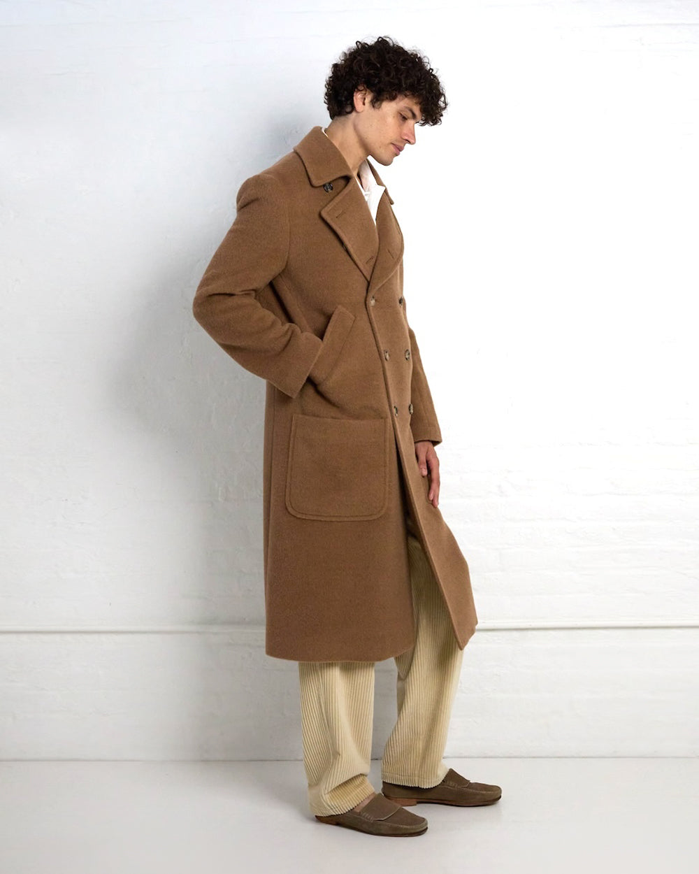 Albert Coat in Alpaca