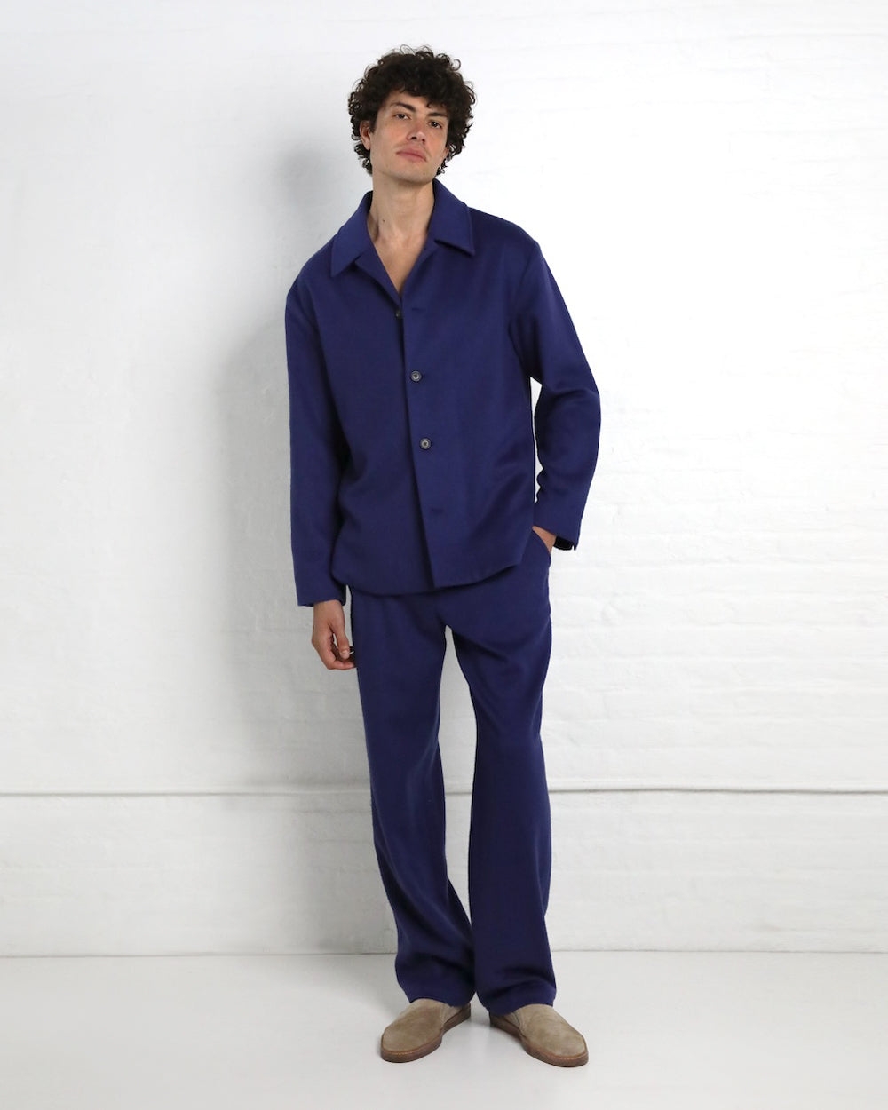 James Jacket in Cashmere and Virgin Wool