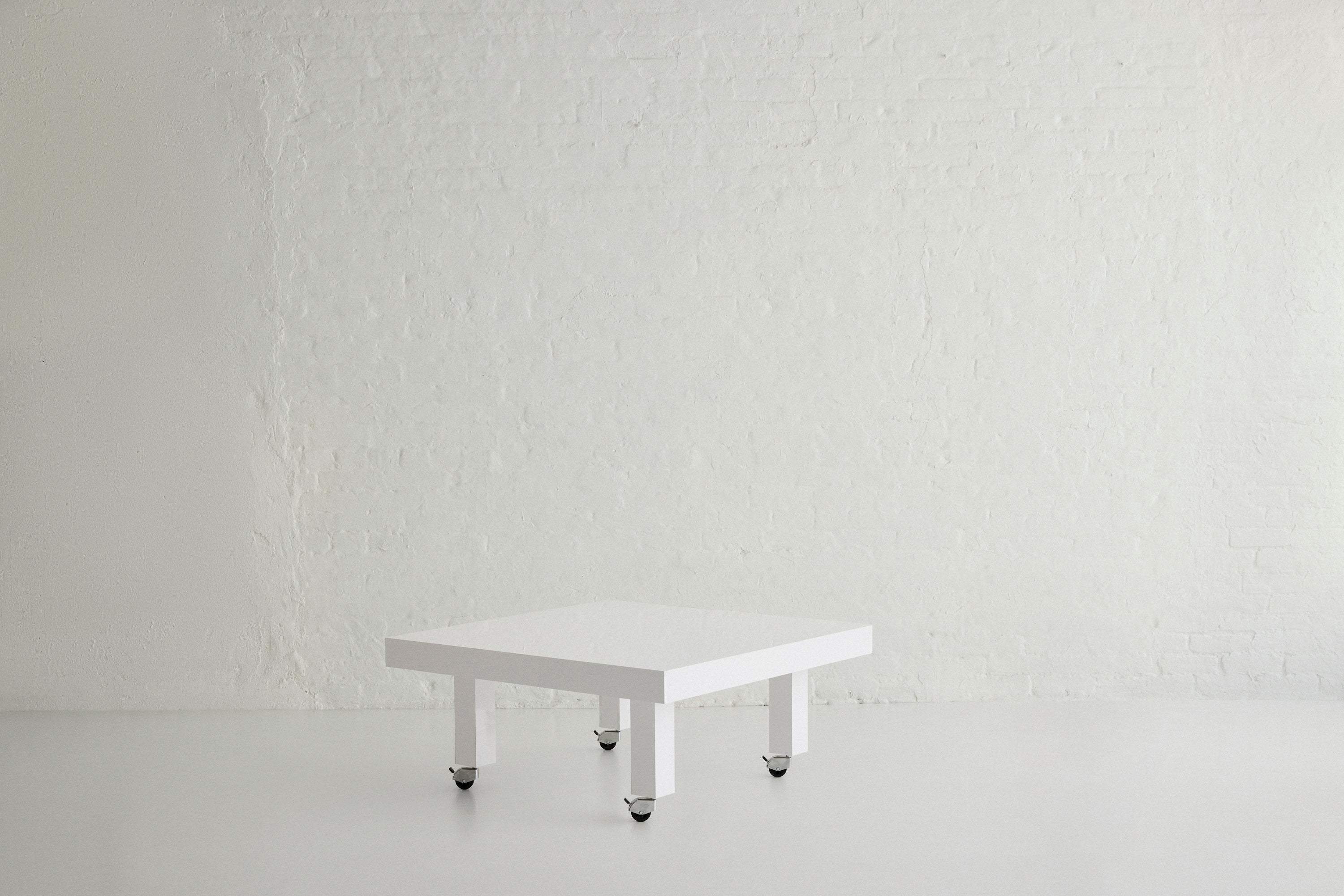 Studio Table Low in White