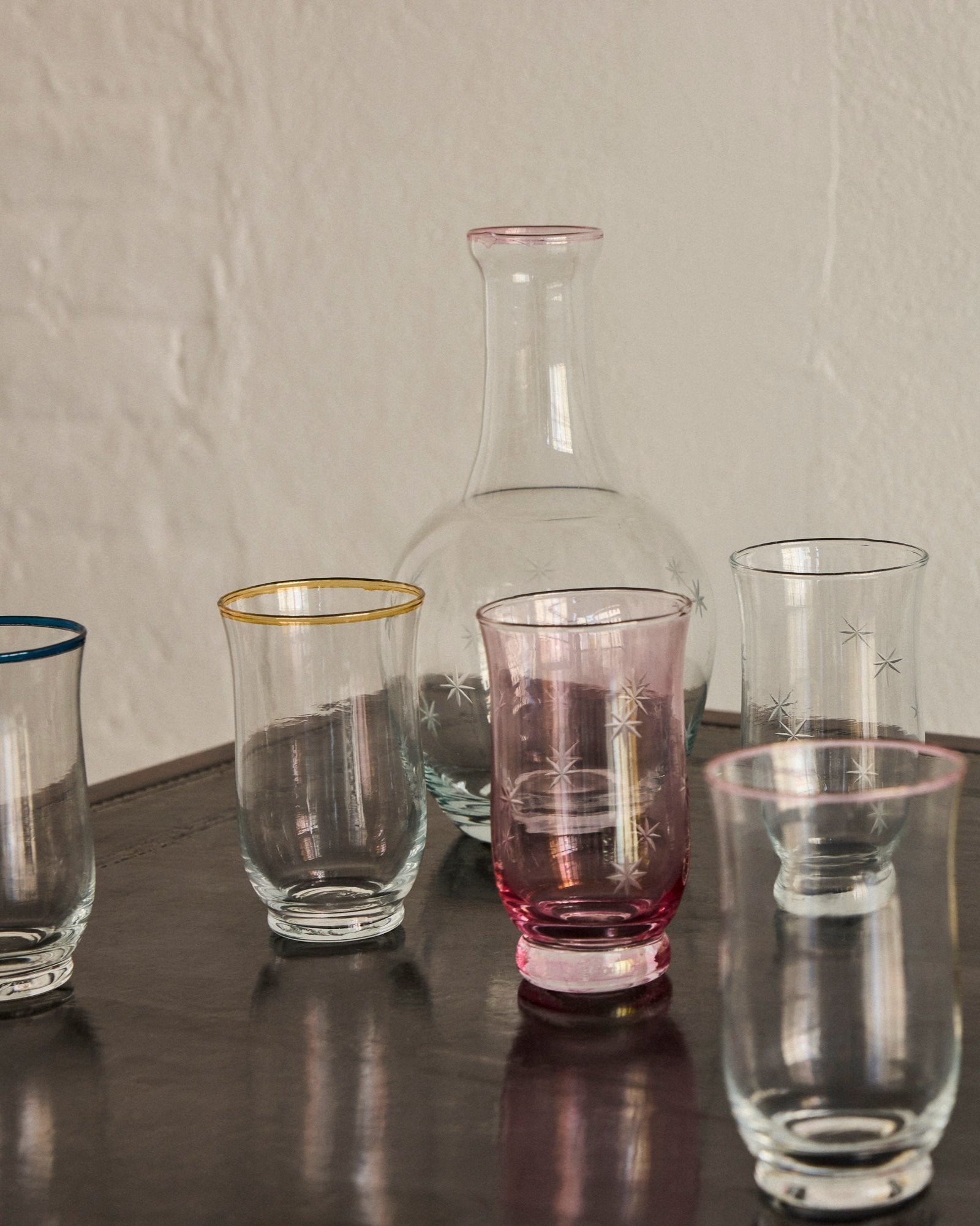 Will's Water Glass Set in Indigo