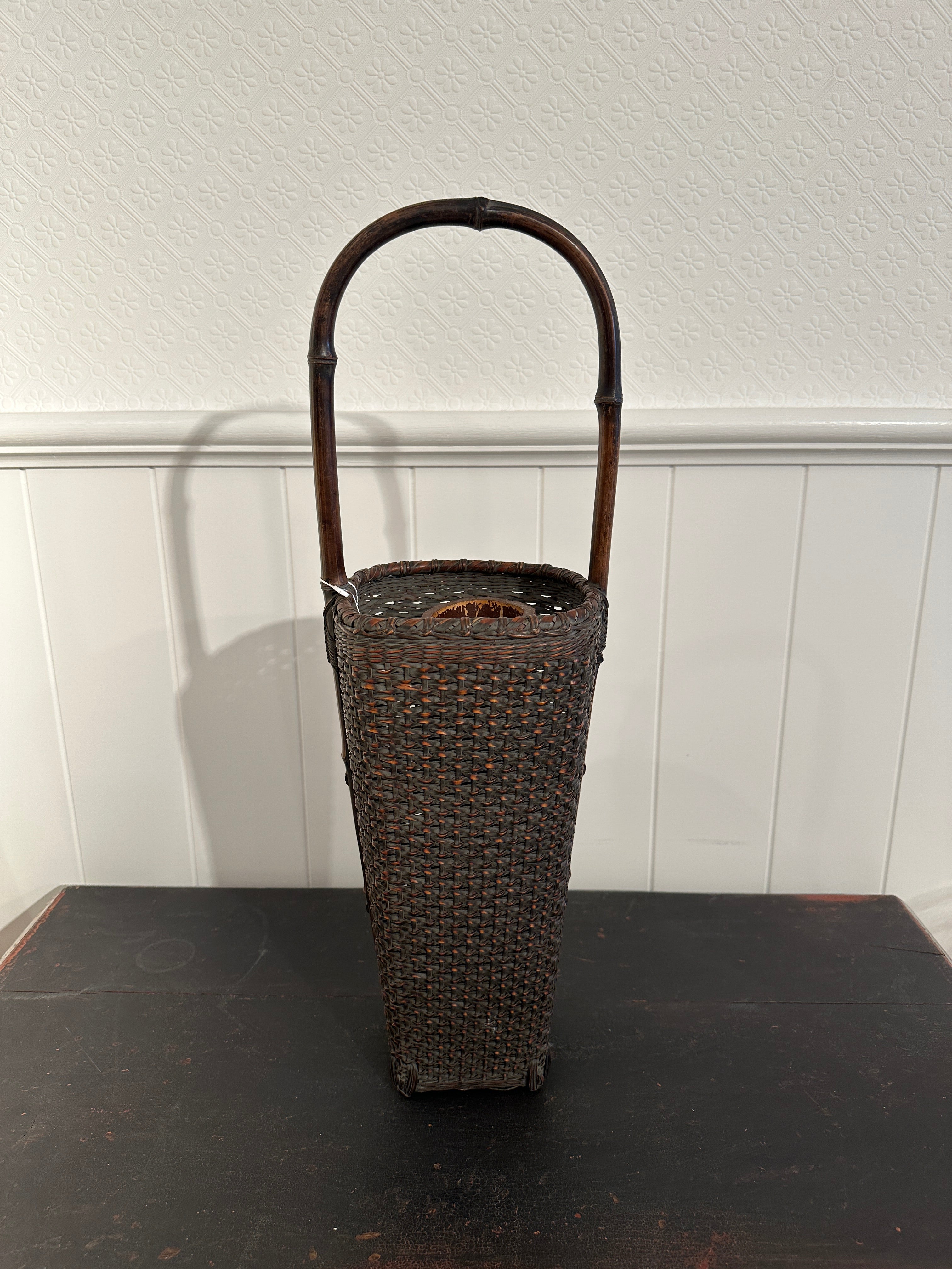 Hanakago Bamboo Basket, Japan 20th Century