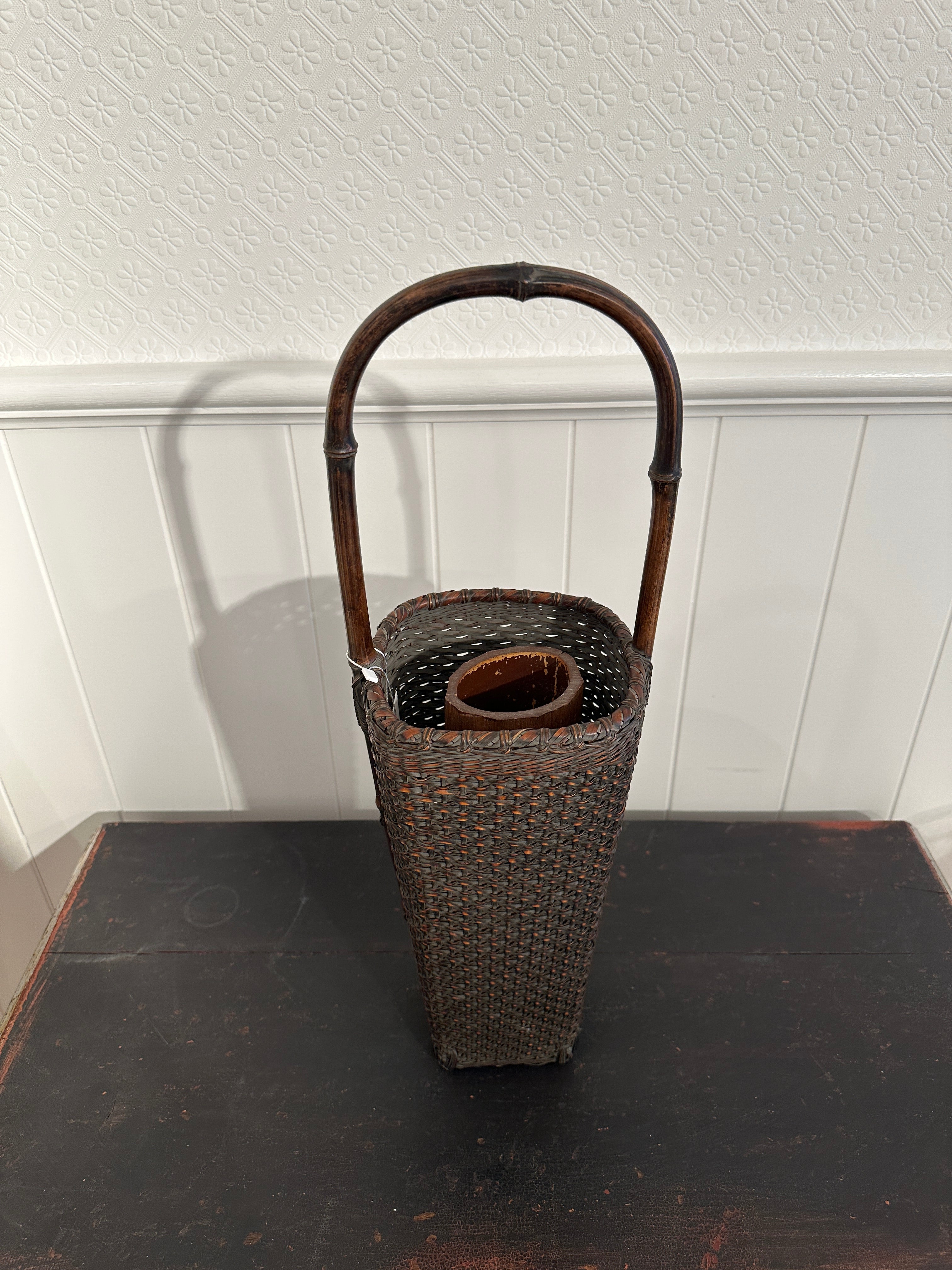 Hanakago Bamboo Basket, Japan 20th Century