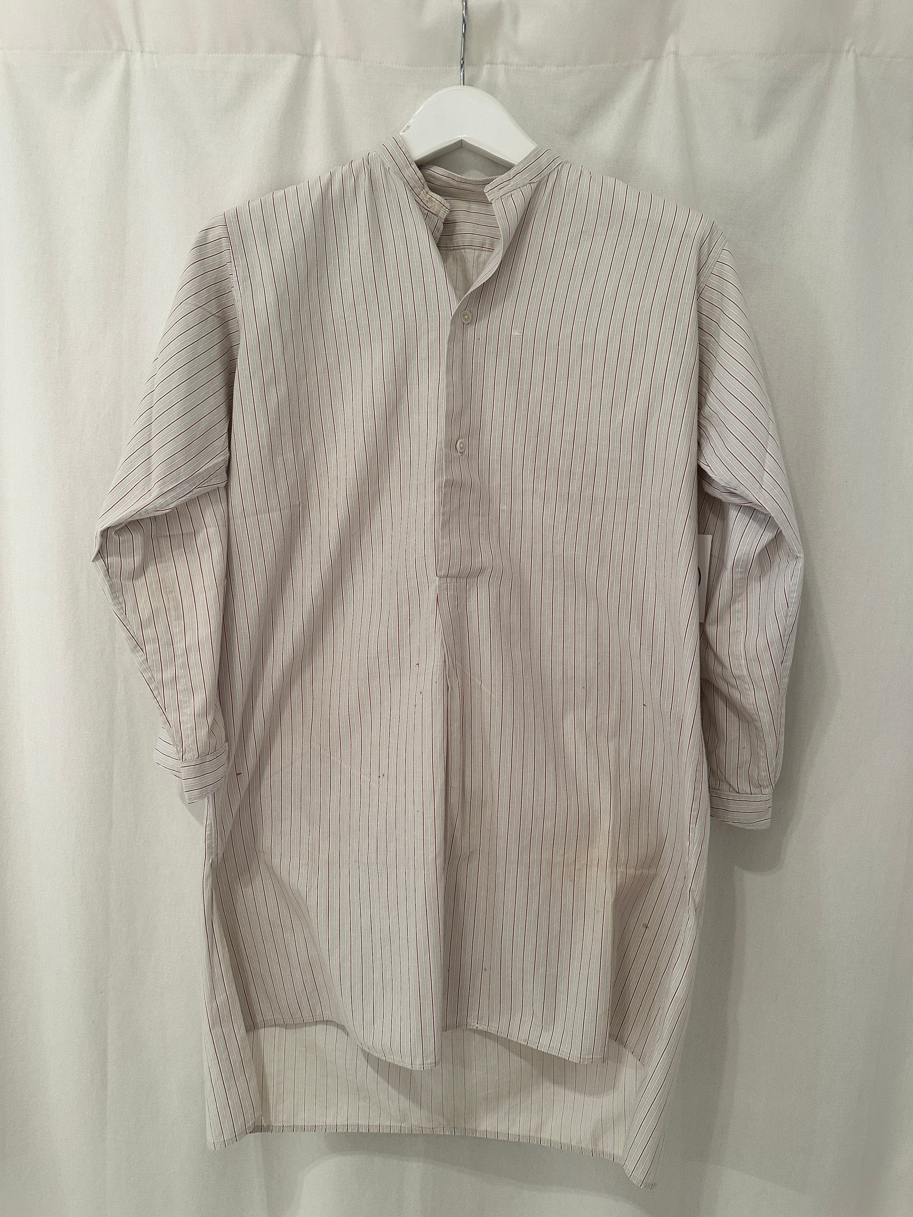 Antique French Striped Work Shirt