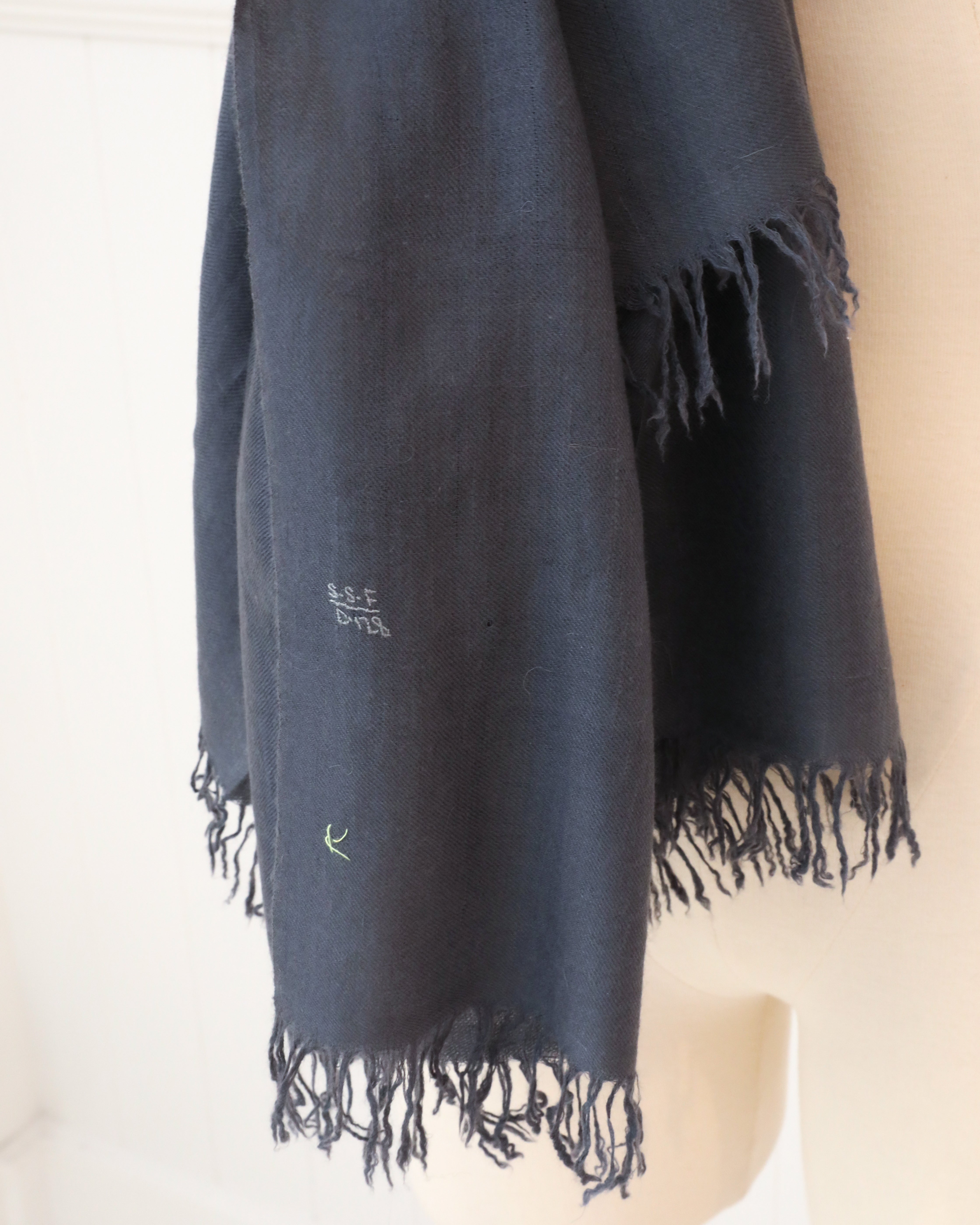 Single Sided Pashmina SSF - Grey Solid