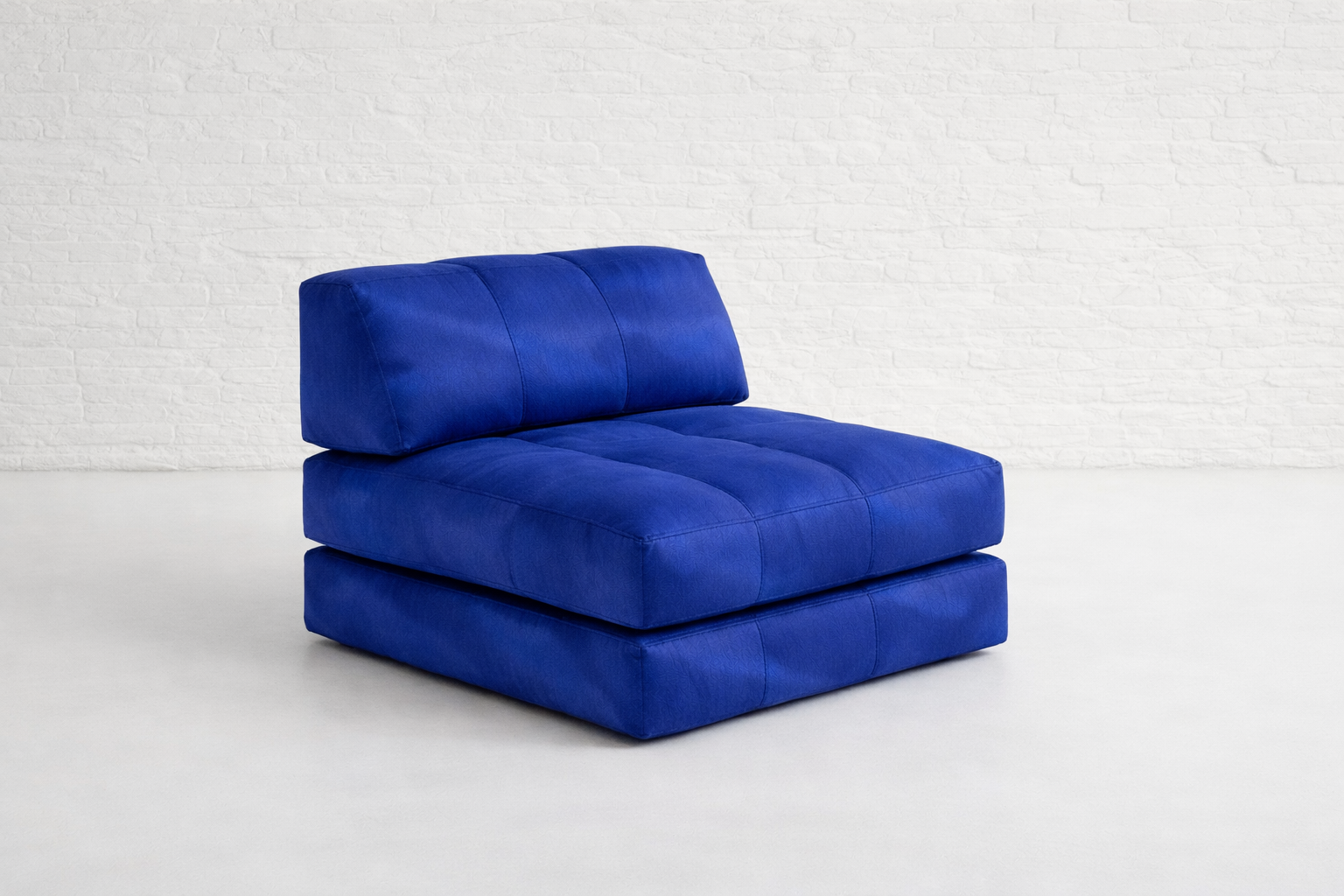 Duvet Chair in Sapphire Moiré