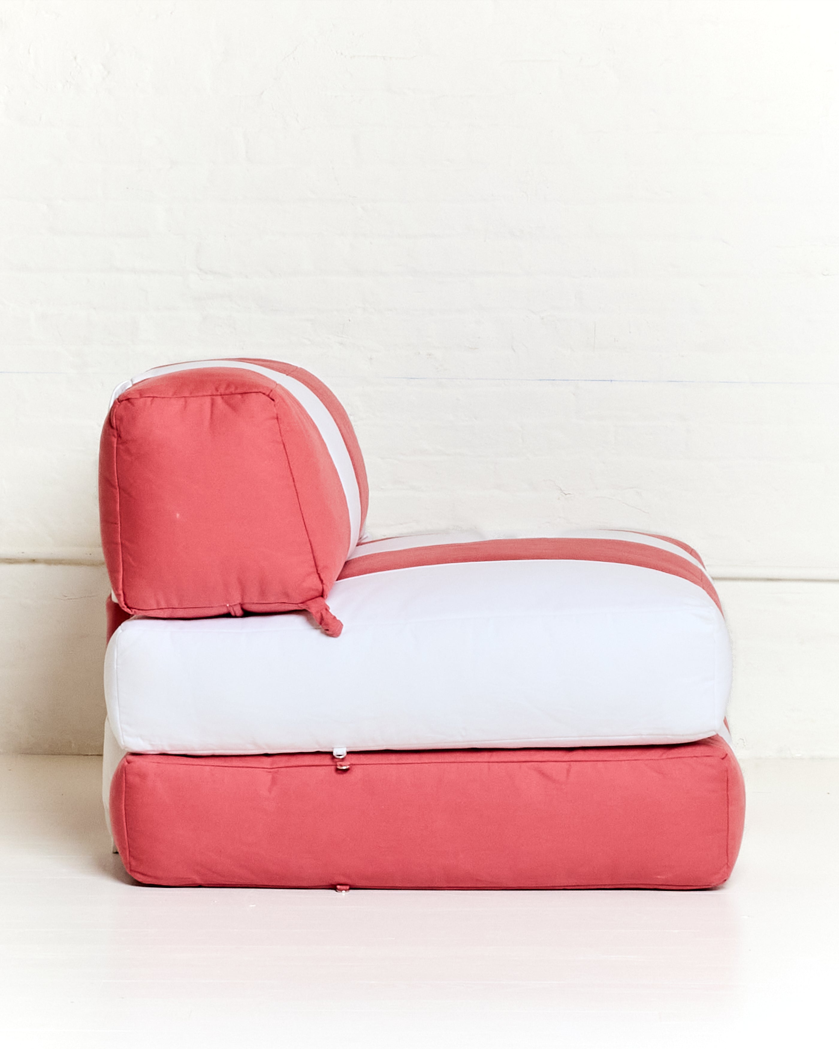 Duvet Armless Module Multi Vintage Red/Klein Blue